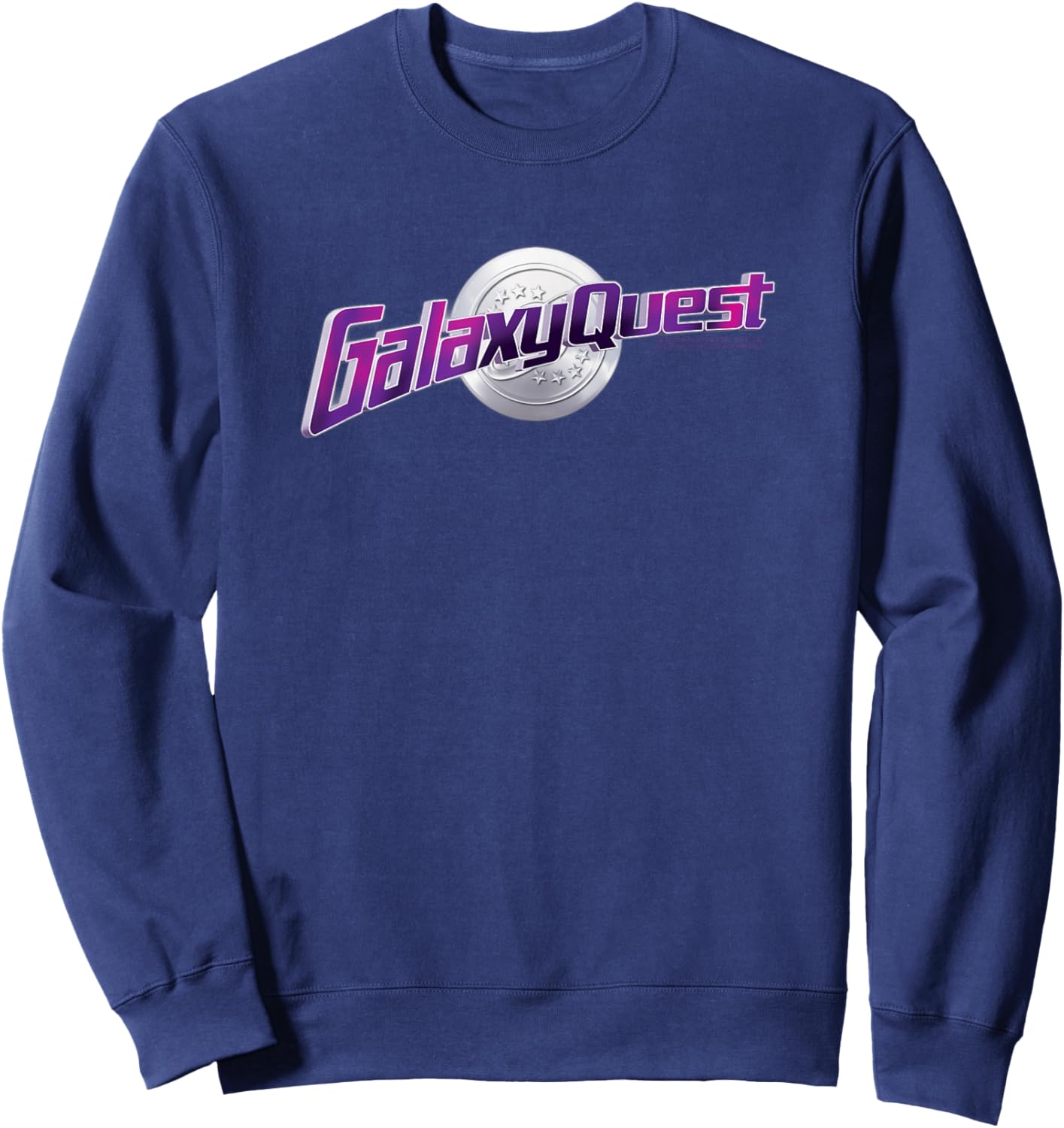 Galaxy Quest Chrome Logo Sweatshirt - Sweatshirt | Navy