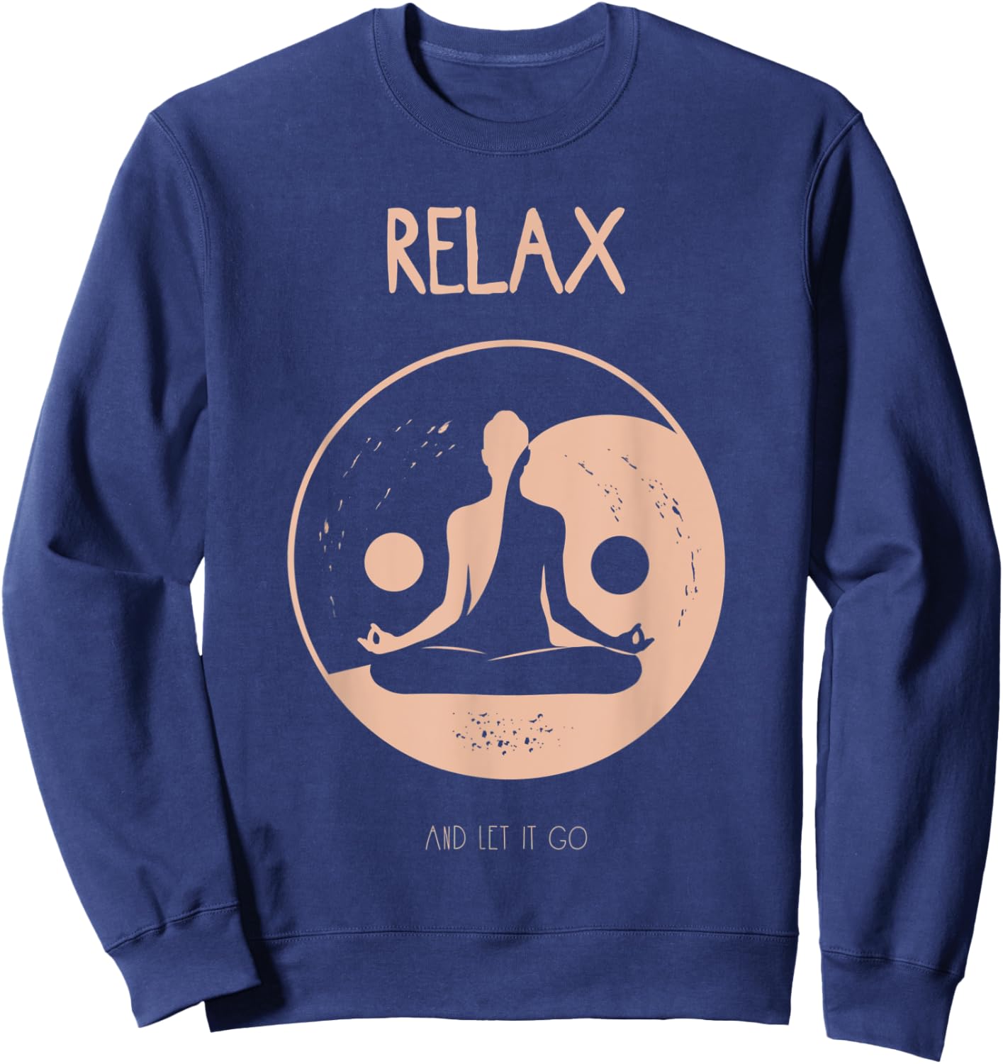 Yin Yang Meditation Sweatshirt - Sweatshirt | Navy
