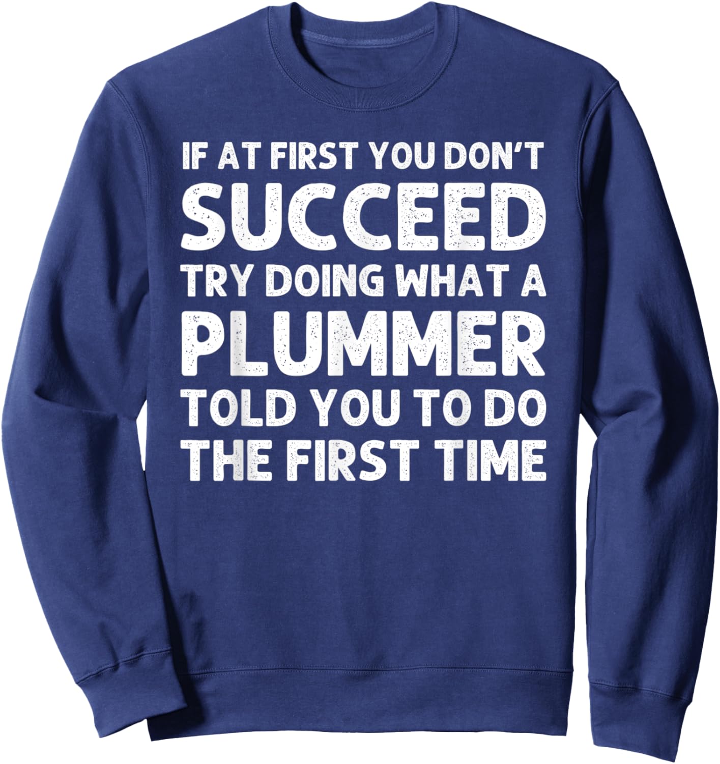 PLUMMER Funny Surname Family Tree Birthday Reunion Idea Sweatshirt - Sweatshirt | Navy