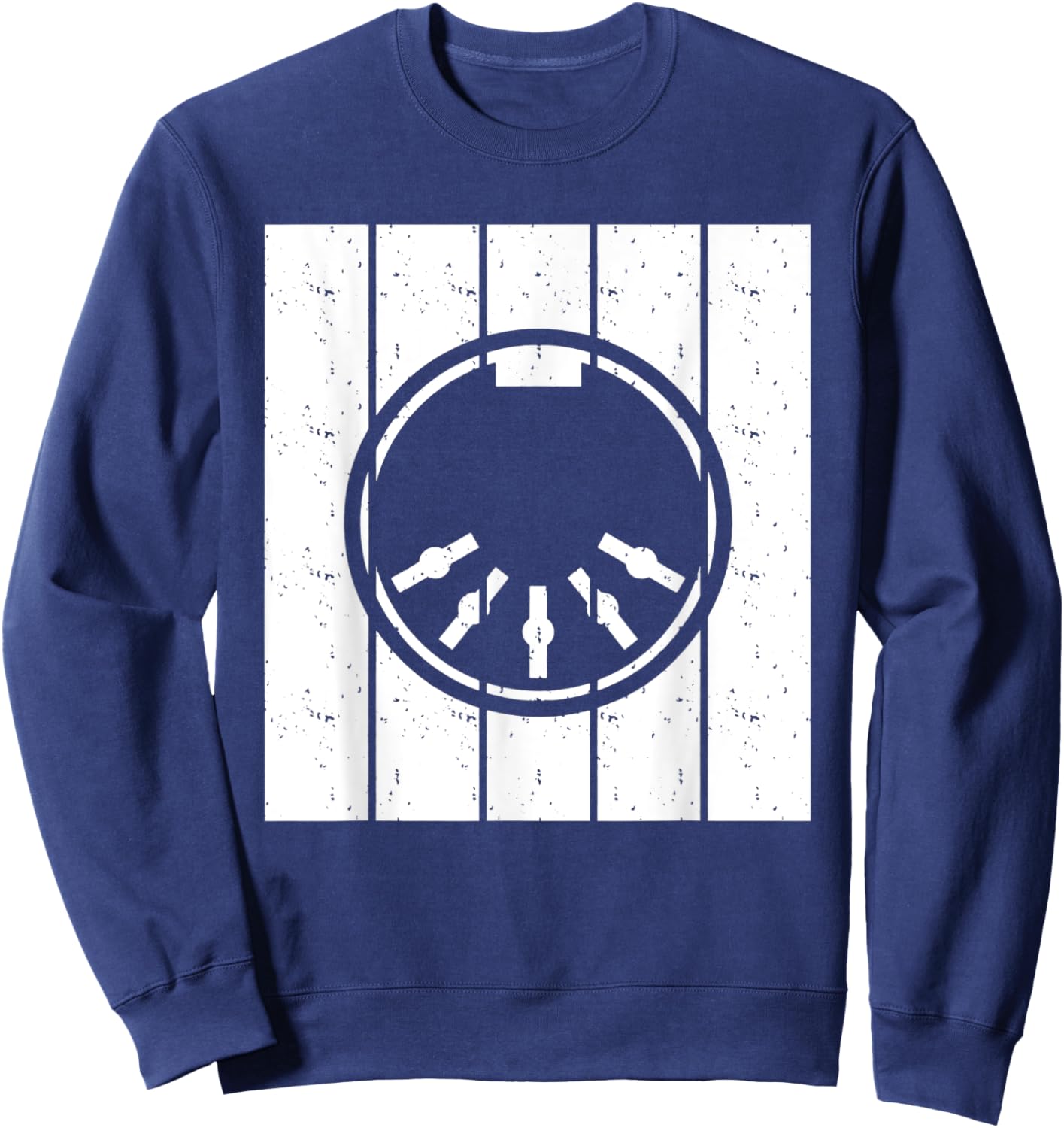 Midi Techno Synthesizer Synth Analogue Digital Sweatshirt - Sweatshirt | Navy