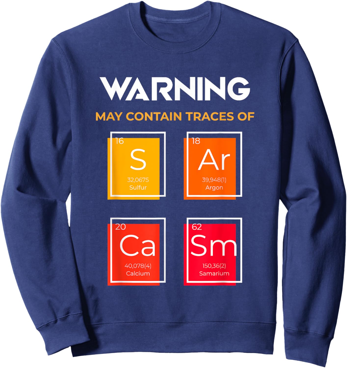 Sarcasm Science Sweatshirt - Sweatshirt | Navy