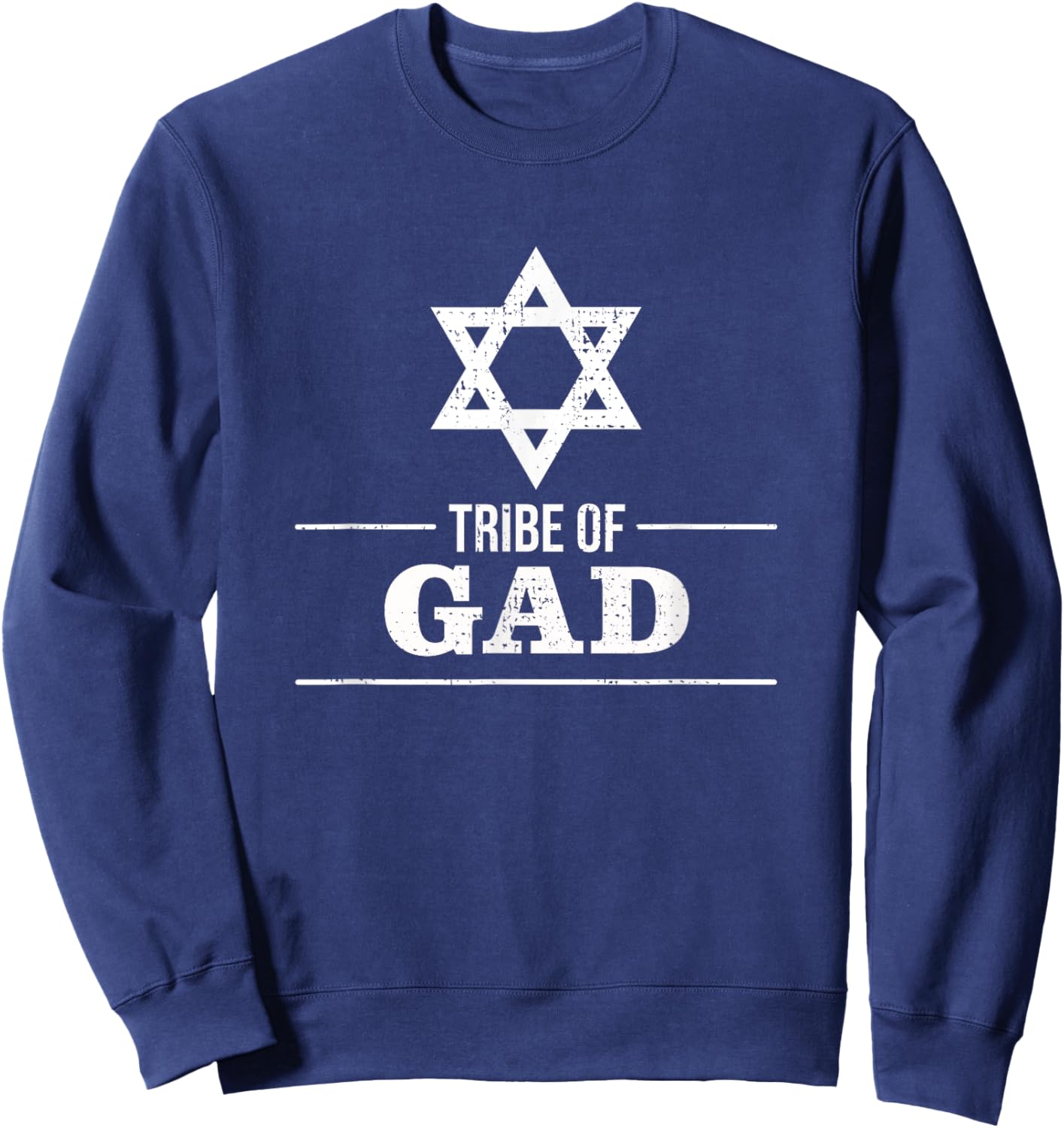 Tribe of Gad / Twelve Tribes Bible History of Israel Sweatshirt - Sweatshirt | Navy