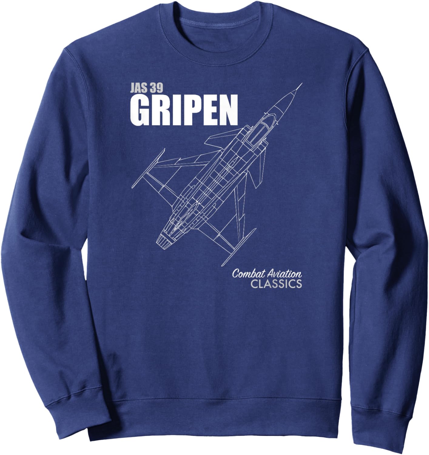 JAS 39 Gripen Sweatshirt - Sweatshirt | Navy