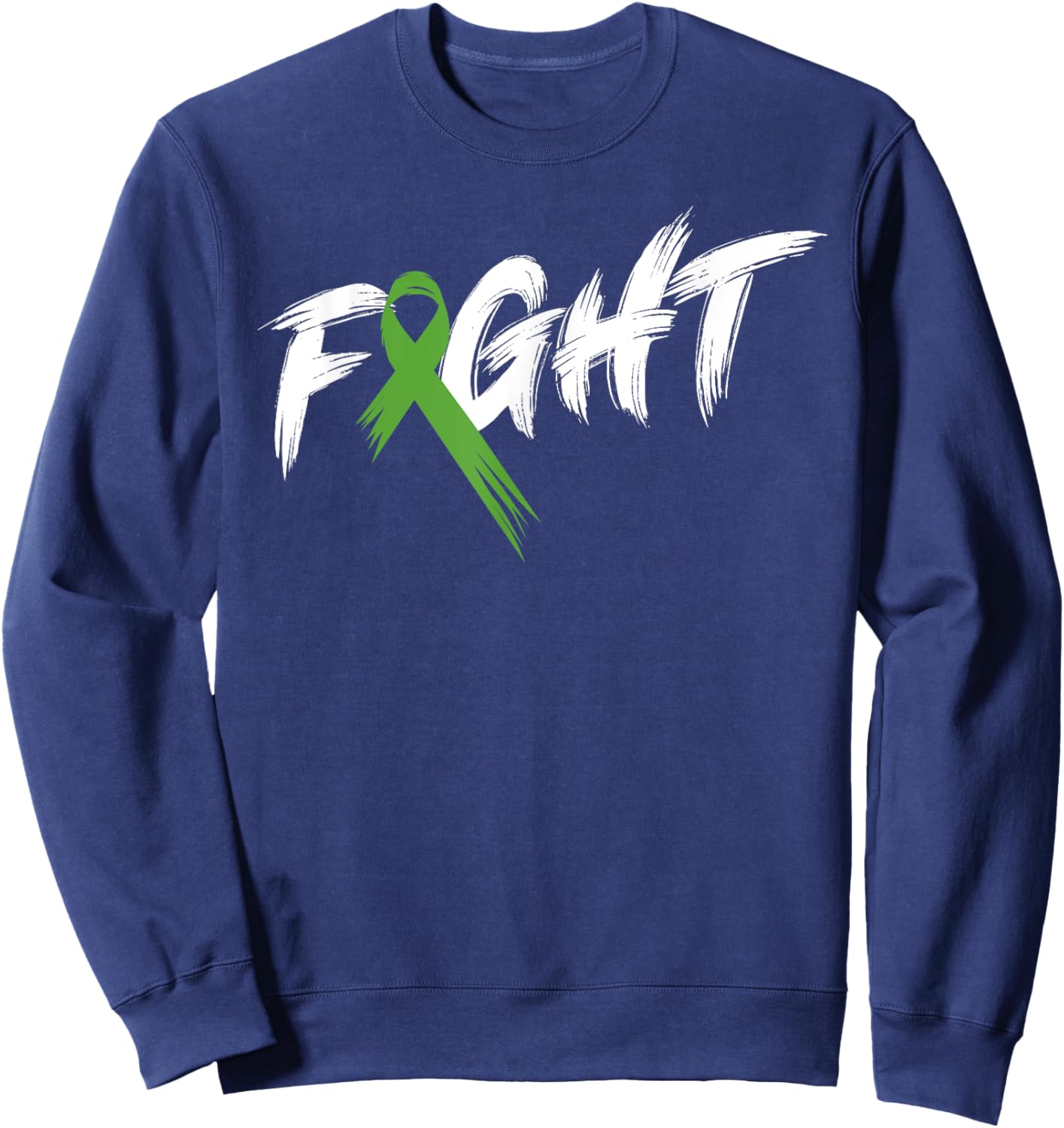 Cerebral Palsy Awareness Month Fight Vintage Brain Damage CP Sweatshirt - Sweatshirt | Navy