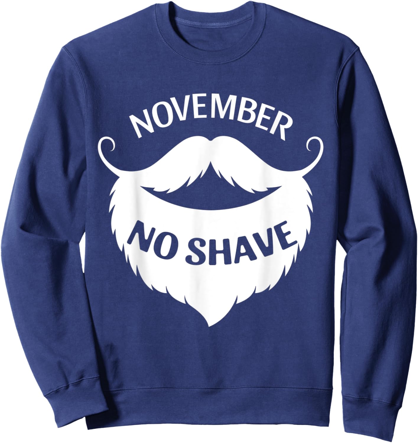 November No Shave Sweatshirt - Sweatshirt | Navy
