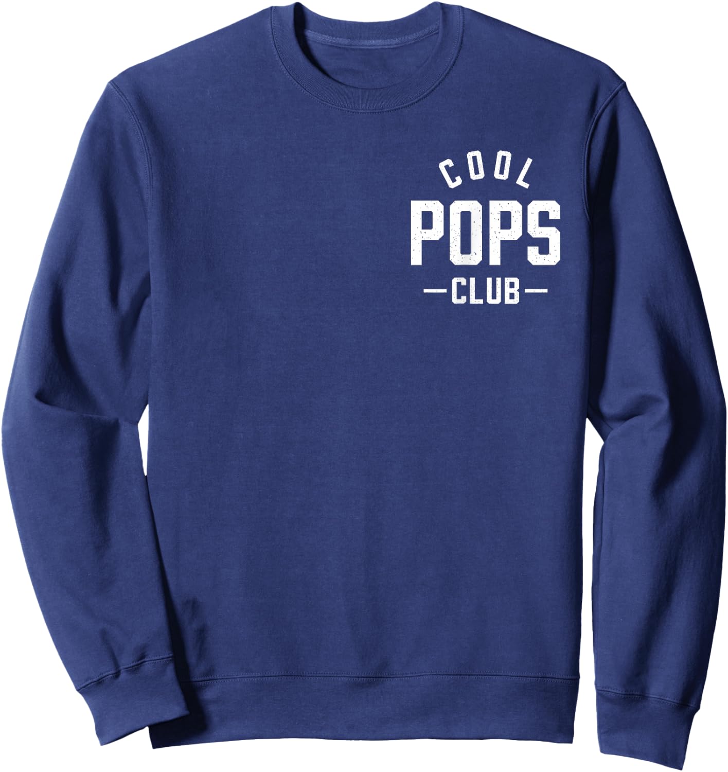 Pocket Cool Pops Club Best Pops Ever Retro Father's Day Sweatshirt - Sweatshirt | Navy