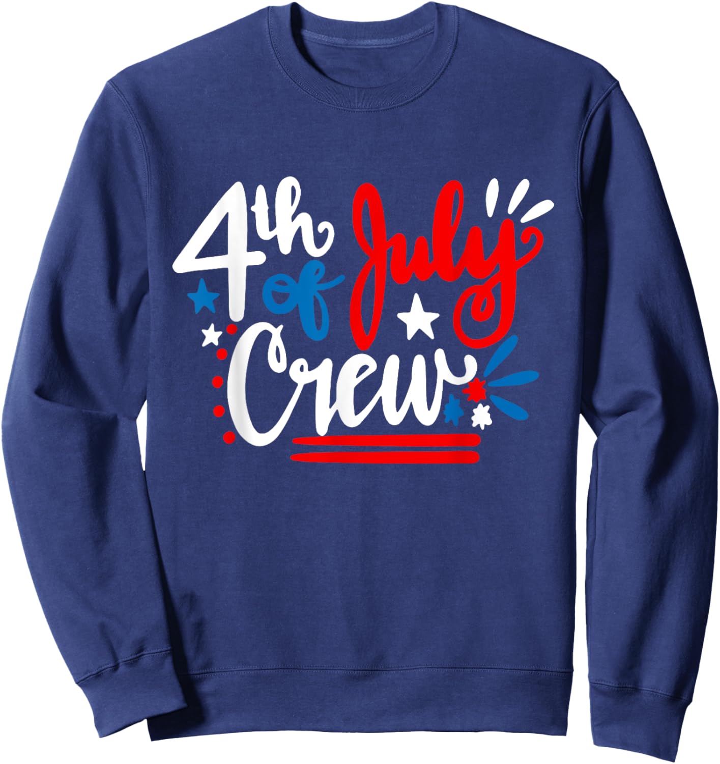 4th Of July Crew Shirt Independence Day Family Matching Sweatshirt - Sweatshirt | Navy