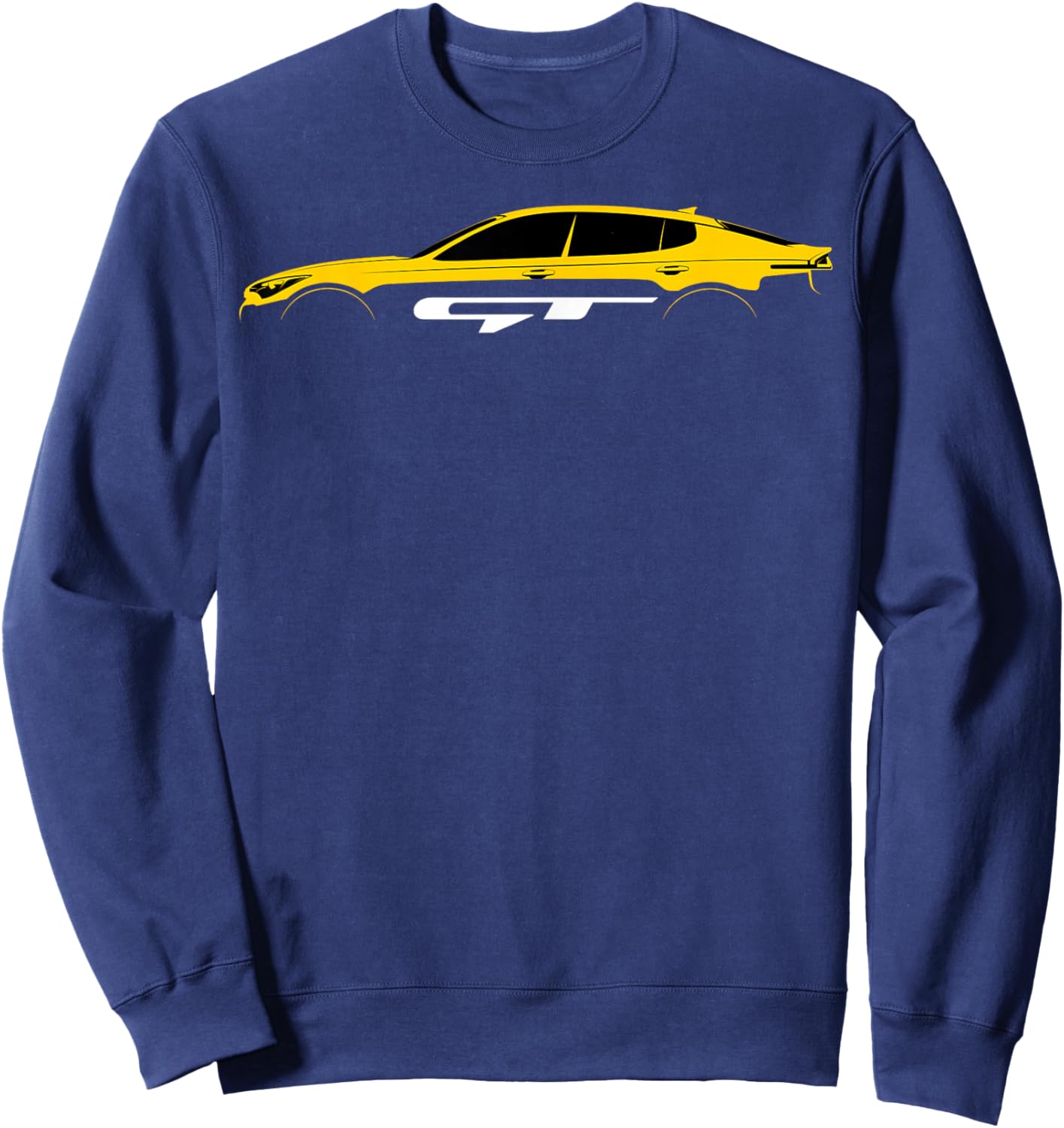 Stinger GT KDM Yellow Silhouette Sweatshirt - Sweatshirt | Navy