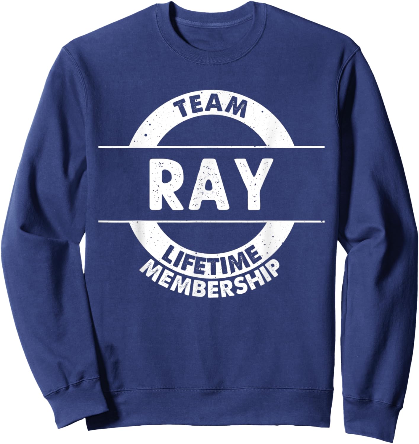 RAY Gift Funny Surname Family Tree Birthday Reunion Idea Sweatshirt - Sweatshirt | Navy