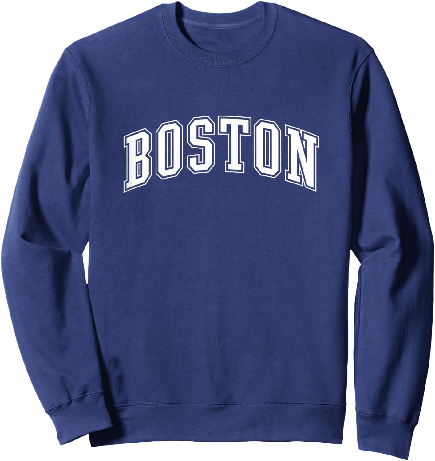 Varsity Pink Boston Sweatshirt - Sweatshirt | Navy
