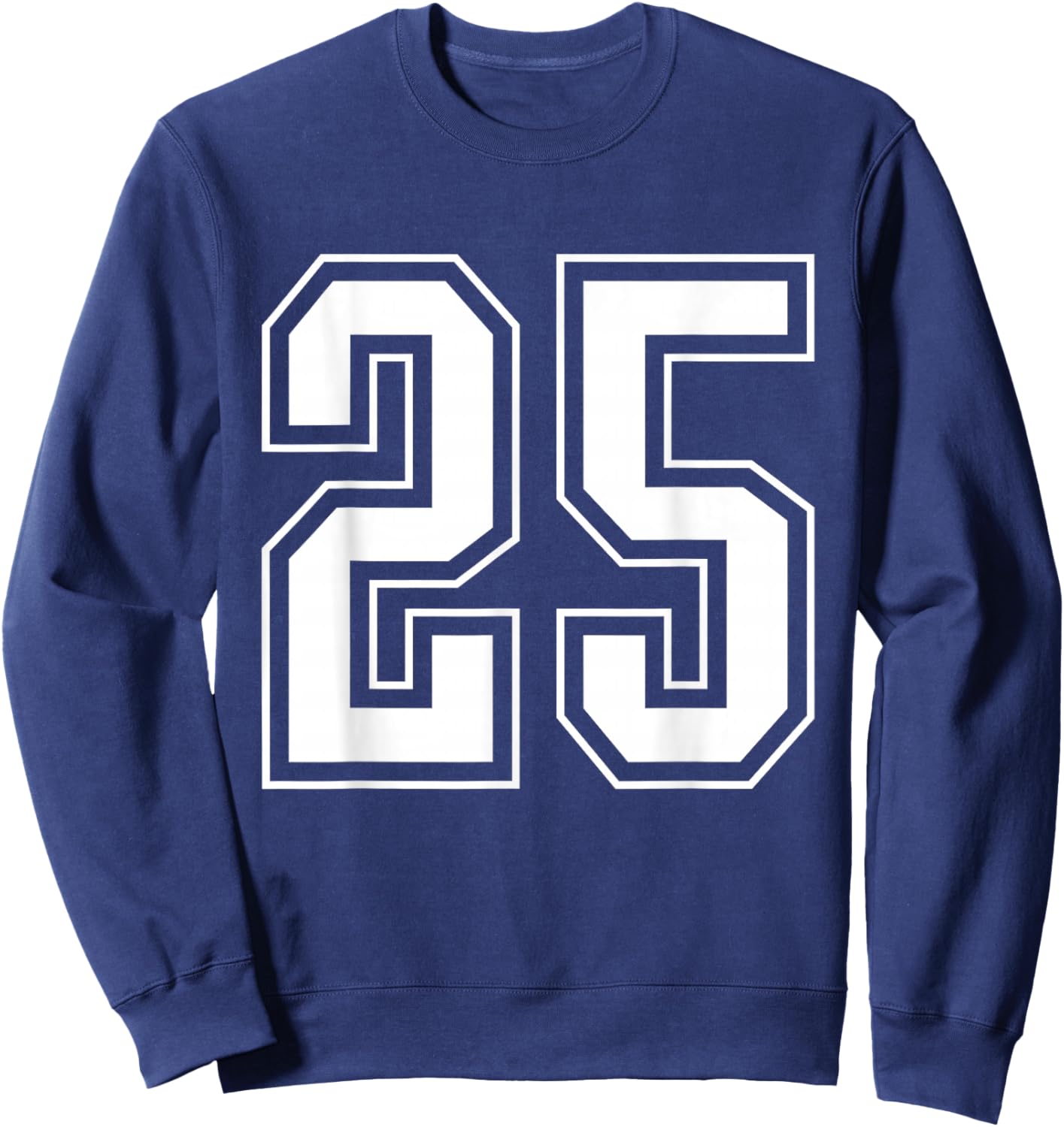 Varsity Jersey Number 25 Sweatshirt - Sweatshirt | Navy