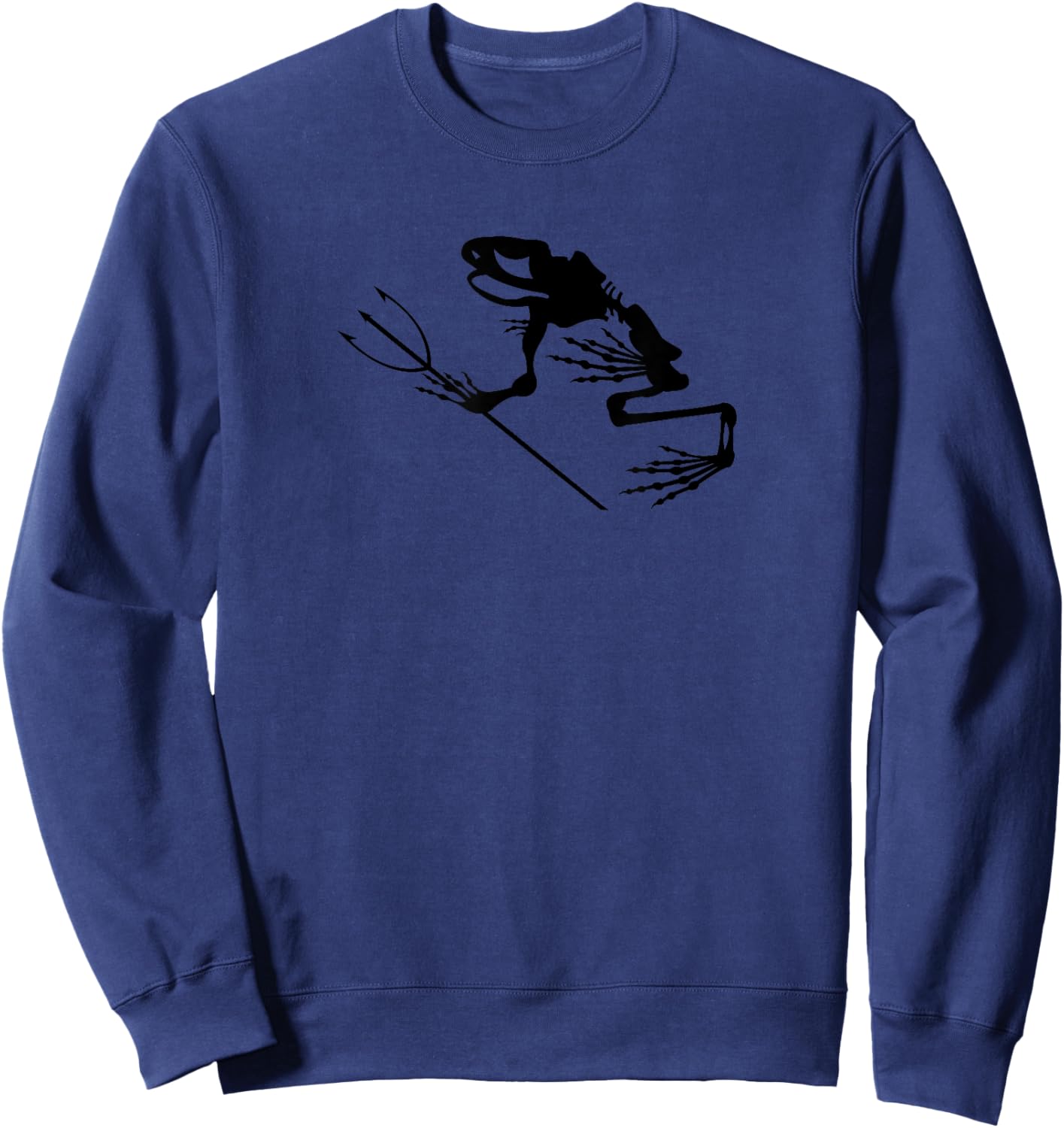 Bonefrog Frogman II Black Sweatshirt - Sweatshirt | Navy