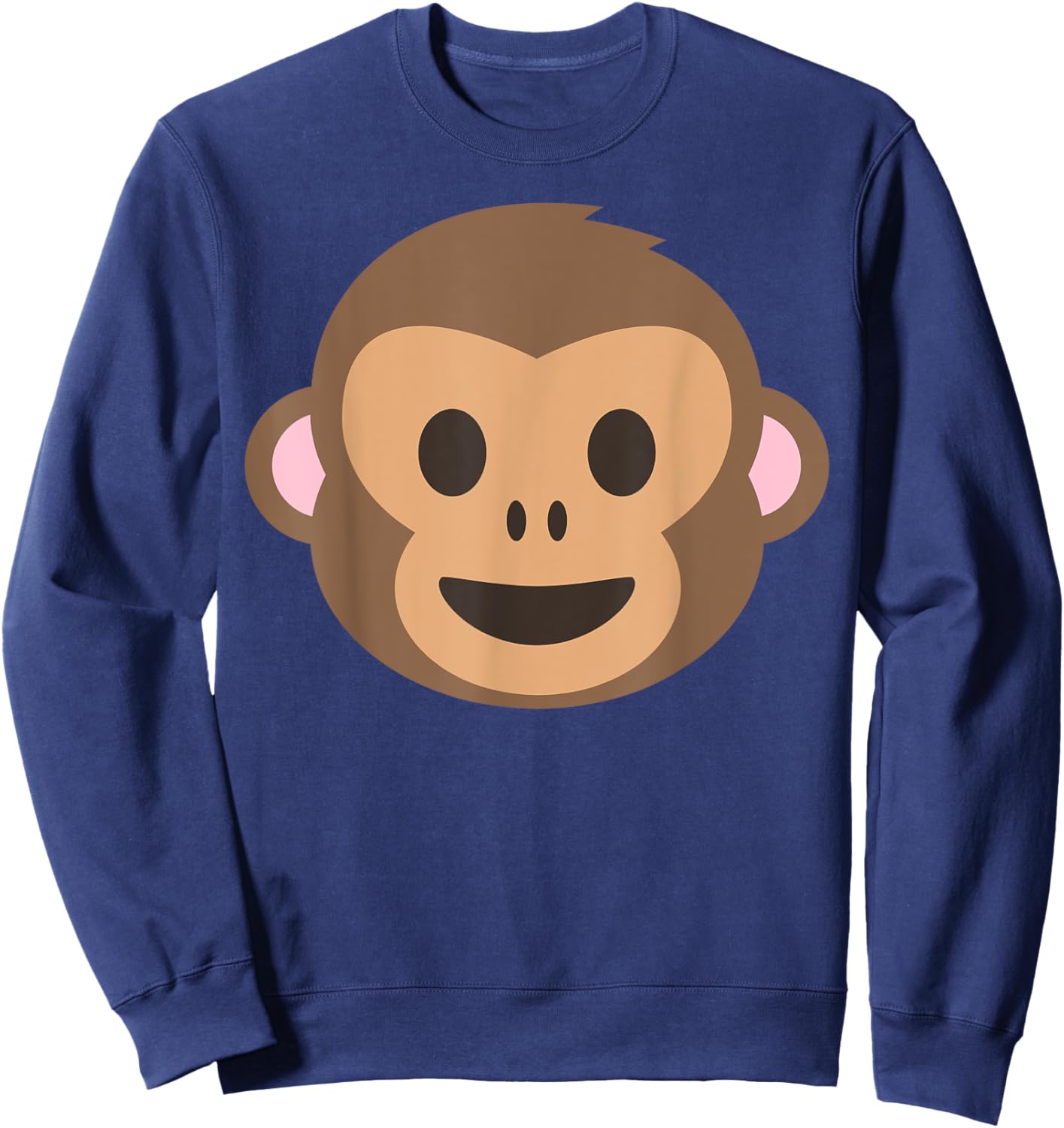 Monkey Face Monkey Head Sweatshirt - Sweatshirt | Navy
