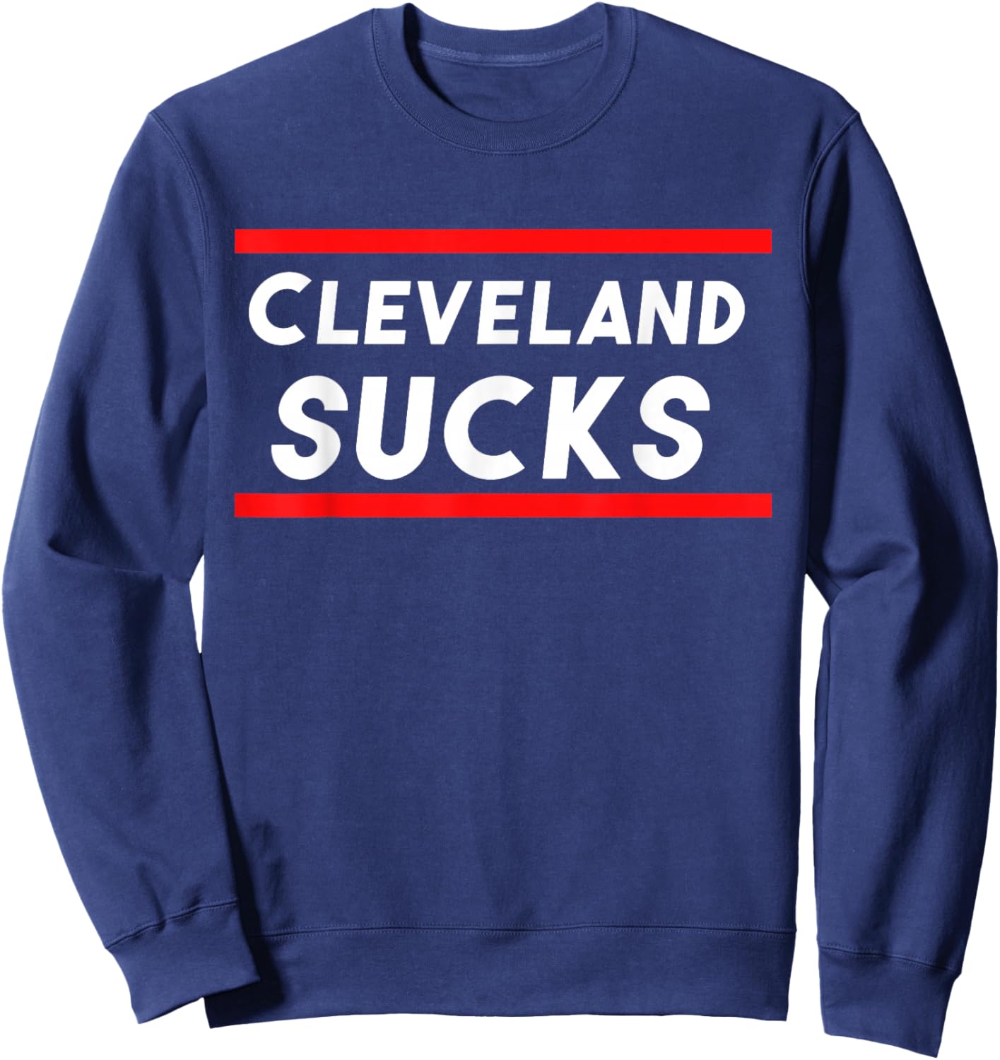 Cleveland Sucks Sweatshirt - Sweatshirt | Navy