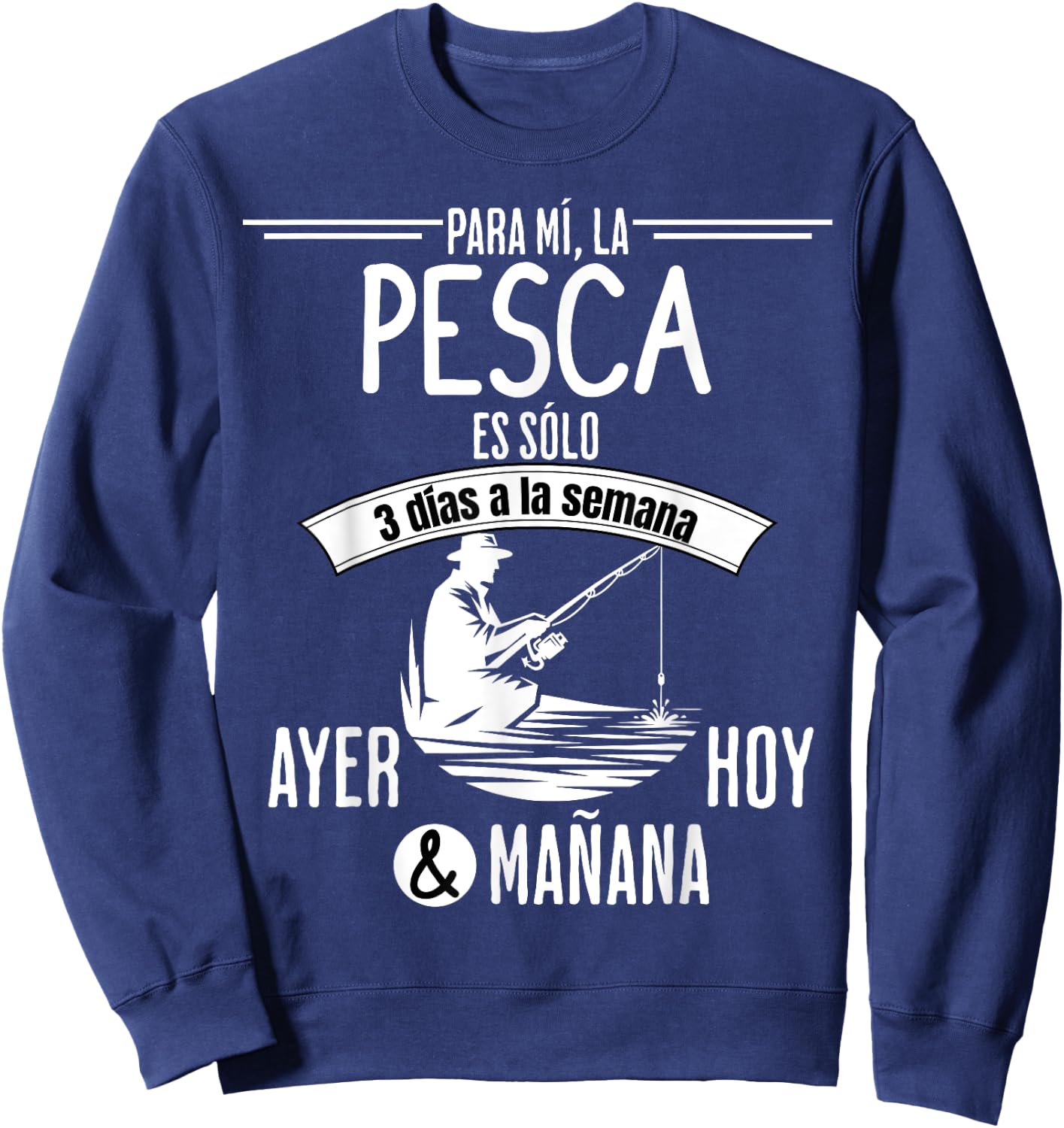 Pesca Regalo divertido para un Pescador Sweatshirt - Sweatshirt | Navy