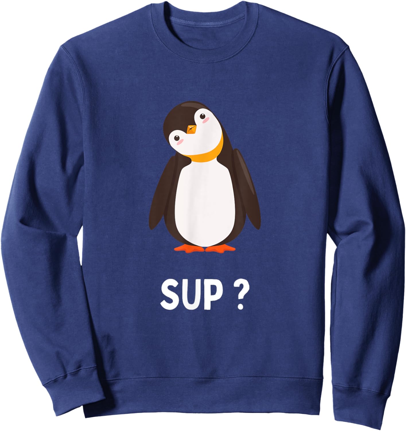 Funny penguin saying zookeeper animal love penguin Sweatshirt - Sweatshirt | Navy