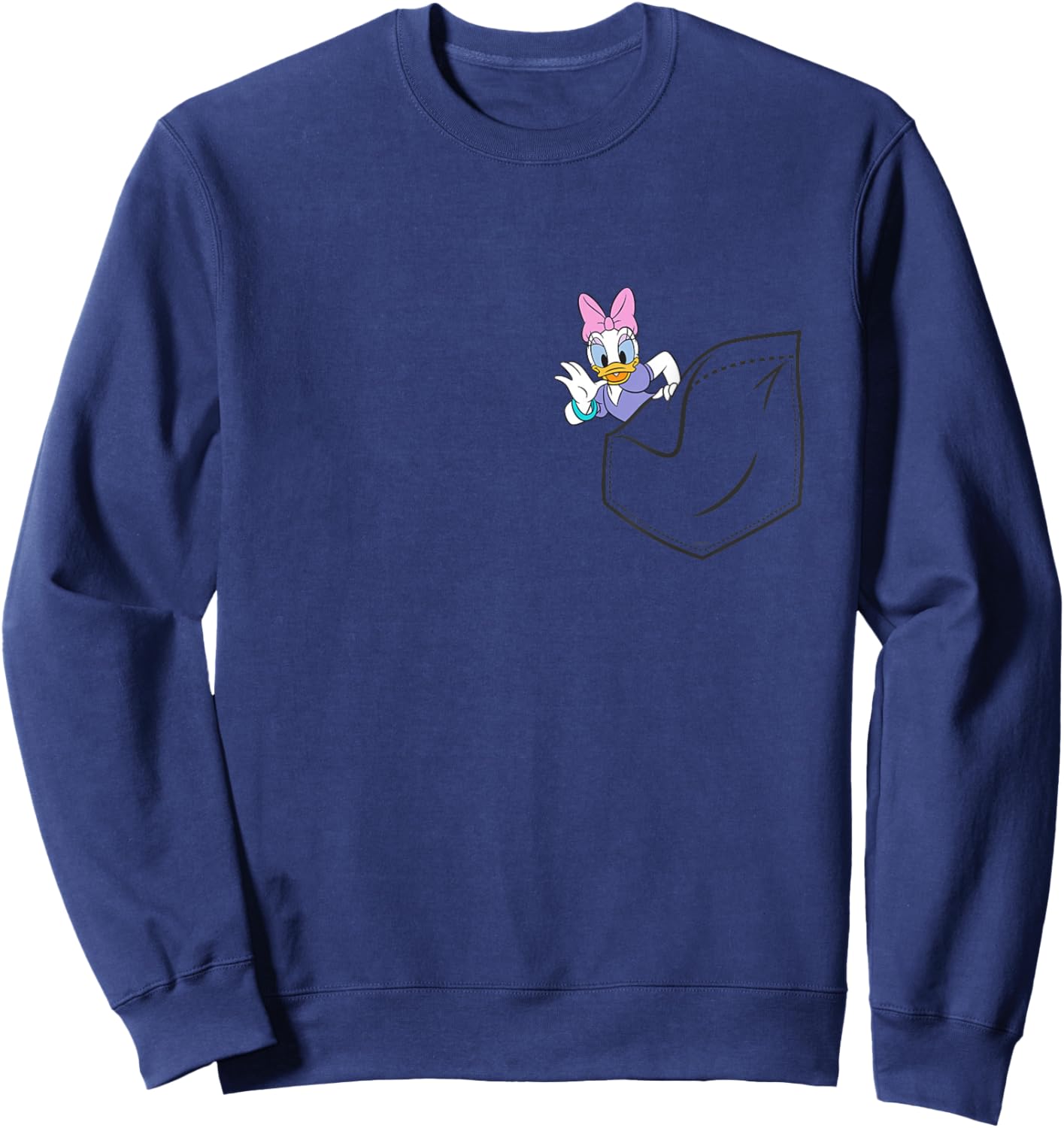 Disney Mickey & Friends Daisy Duck Small Pocket Sweatshirt - Sweatshirt | Navy