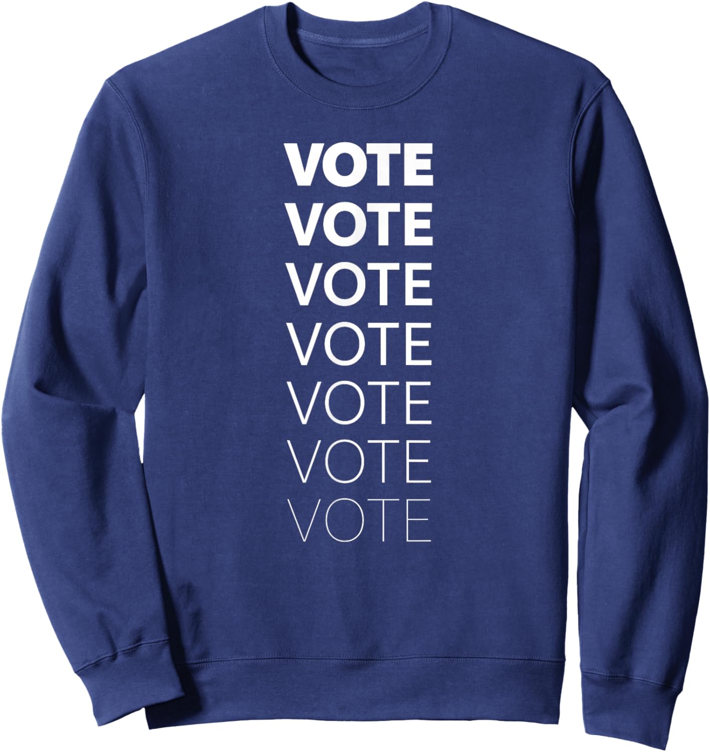 Vote Vote Vote , Men, Black, Small Sweatshirt - Sweatshirt | Navy