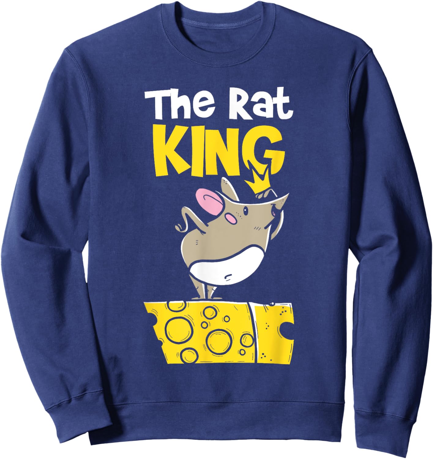 The Rat King - Animal Lover Rat Owner Sweatshirt - Sweatshirt | Navy