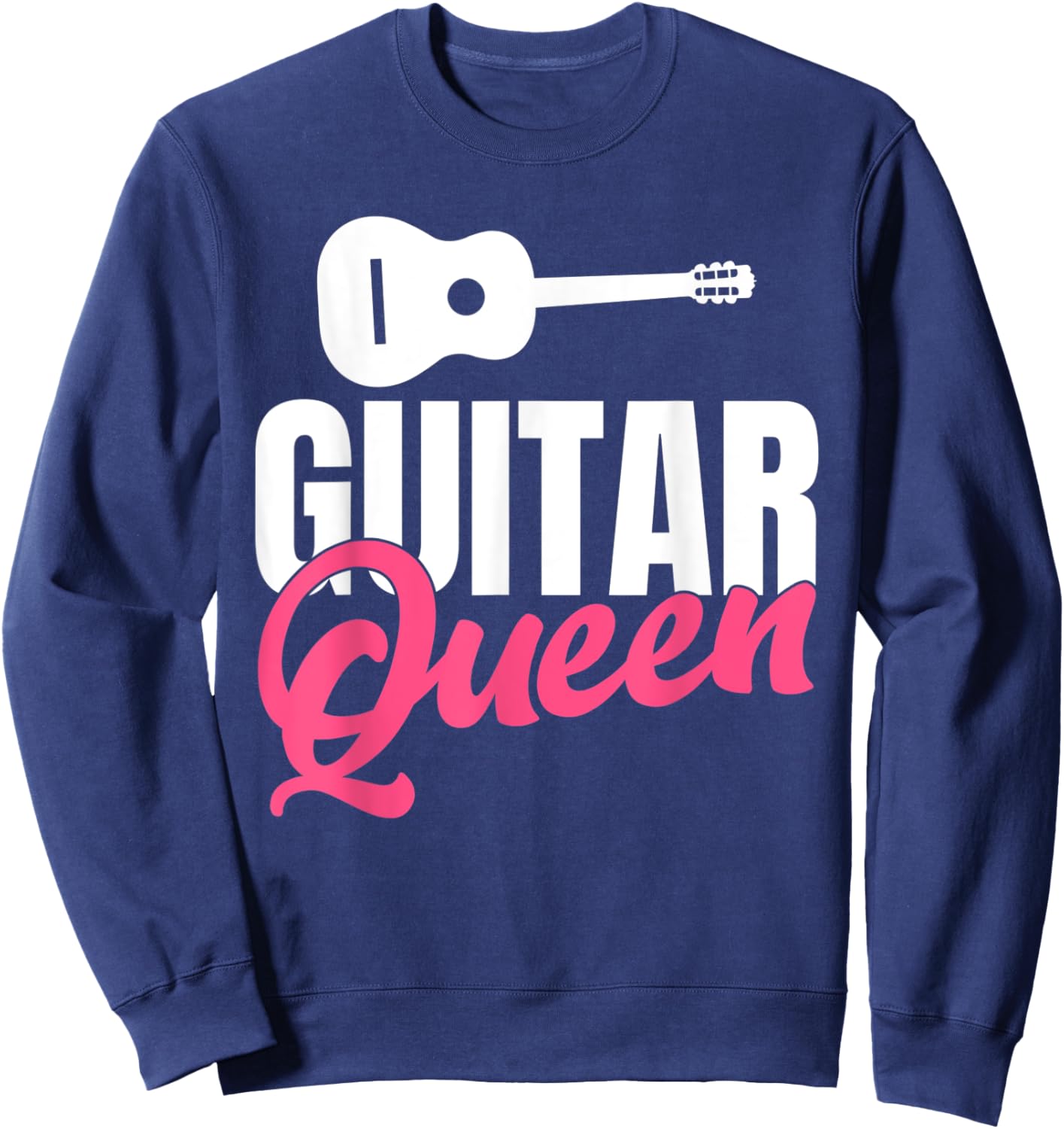 Guitar Queen Music Instrument Guitar Player Sweatshirt - Sweatshirt | Navy