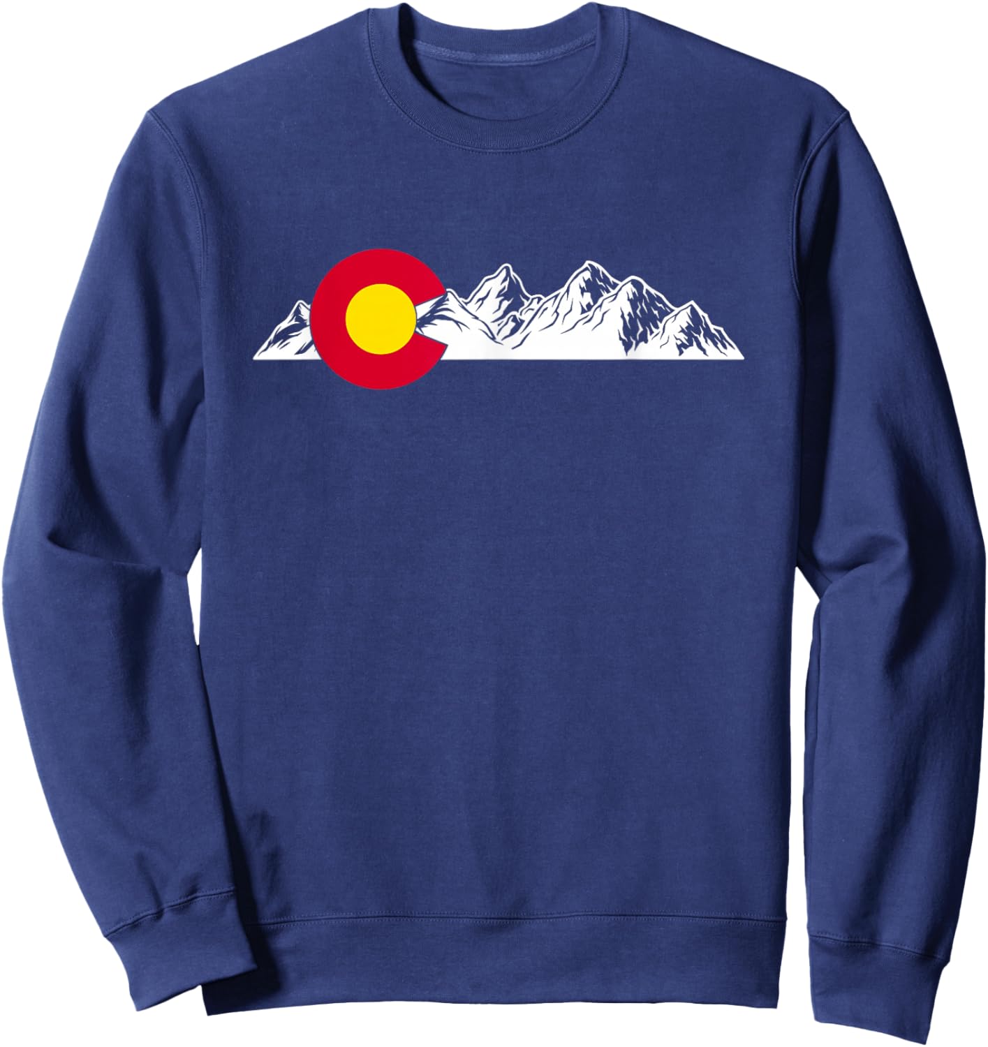 Colorado Mountains Sweatshirt - Sweatshirt | Navy