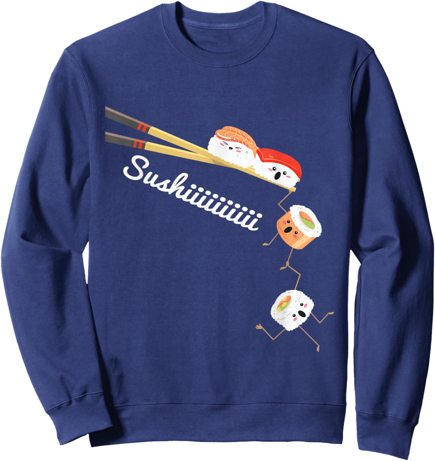Sushi Lover Japan Lover Japanese Cuisine Chef Foodie Sweatshirt - Sweatshirt | Navy