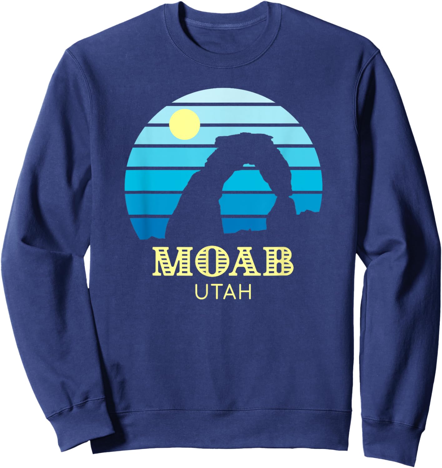 Moab Utah Arches Sweatshirt - Sweatshirt | Navy