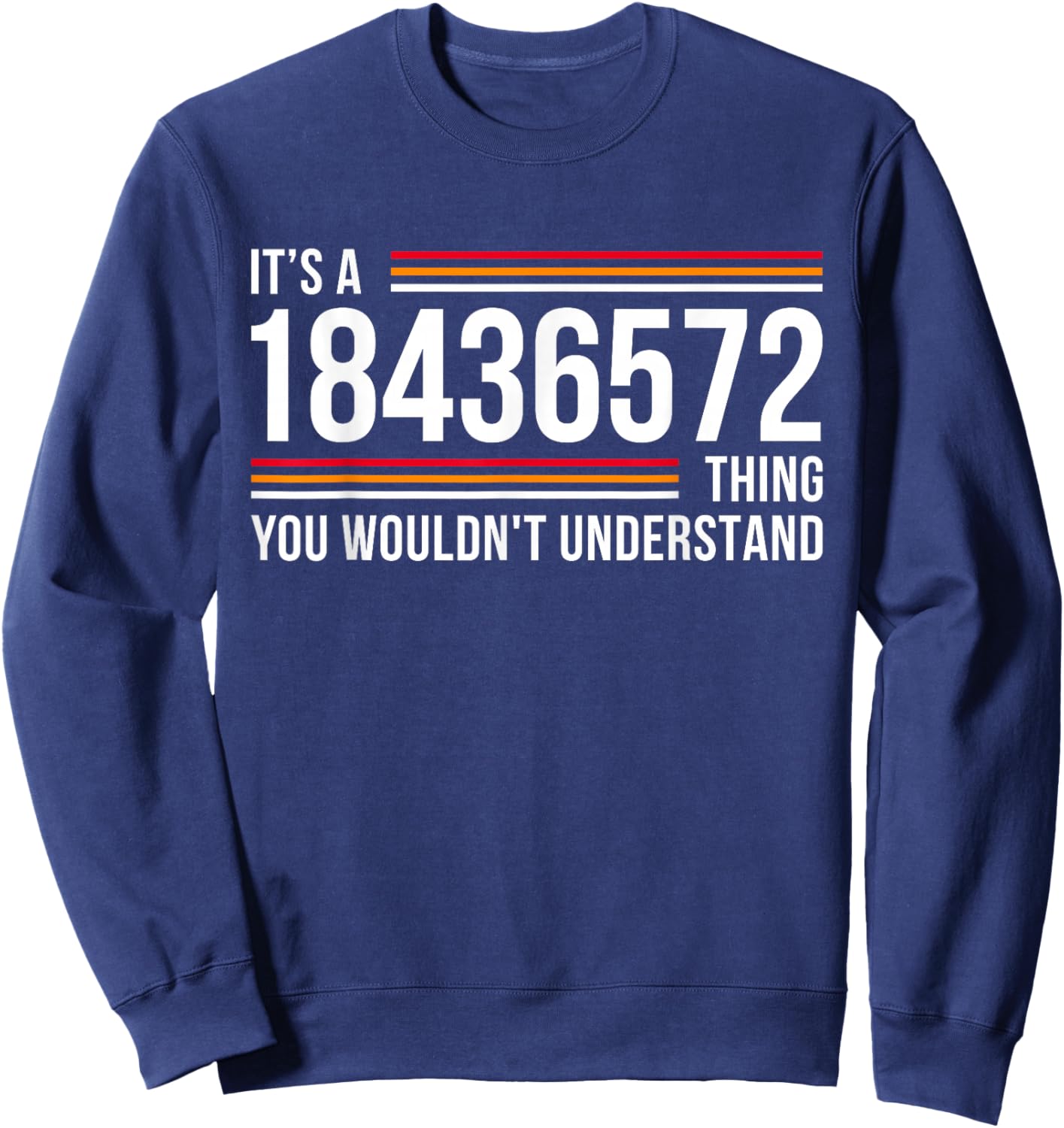 It's A 18436572 Thing Funny V8 Engine Classic Muscle Car Guy Sweatshirt - Sweatshirt | Navy