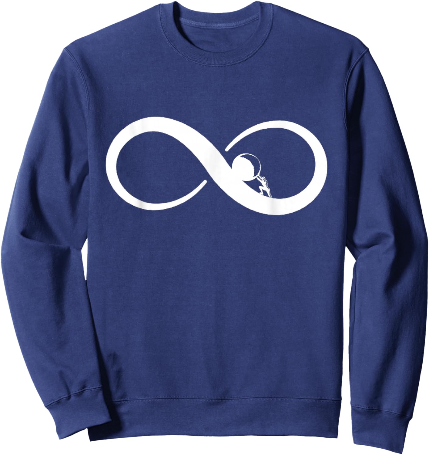 Sisyphus Infinity Symbol Sweatshirt - Sweatshirt | Navy