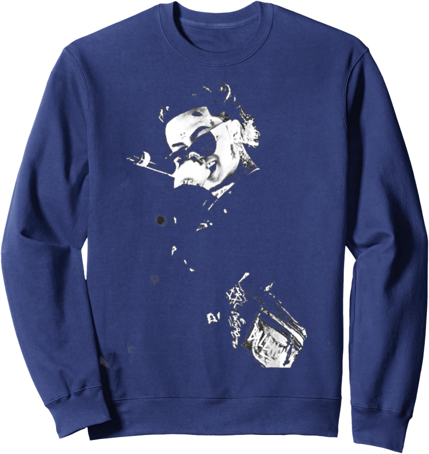 Design Lils Arts Pump Singing Vintage Sweatshirt - Sweatshirt | Navy
