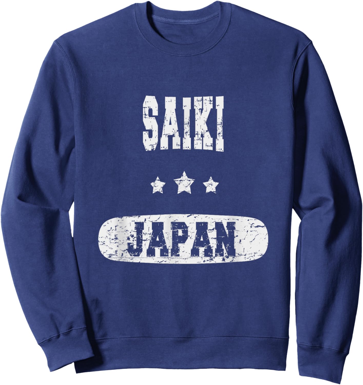 Vintage Saiki, Japan Sweatshirt - Sweatshirt | Navy