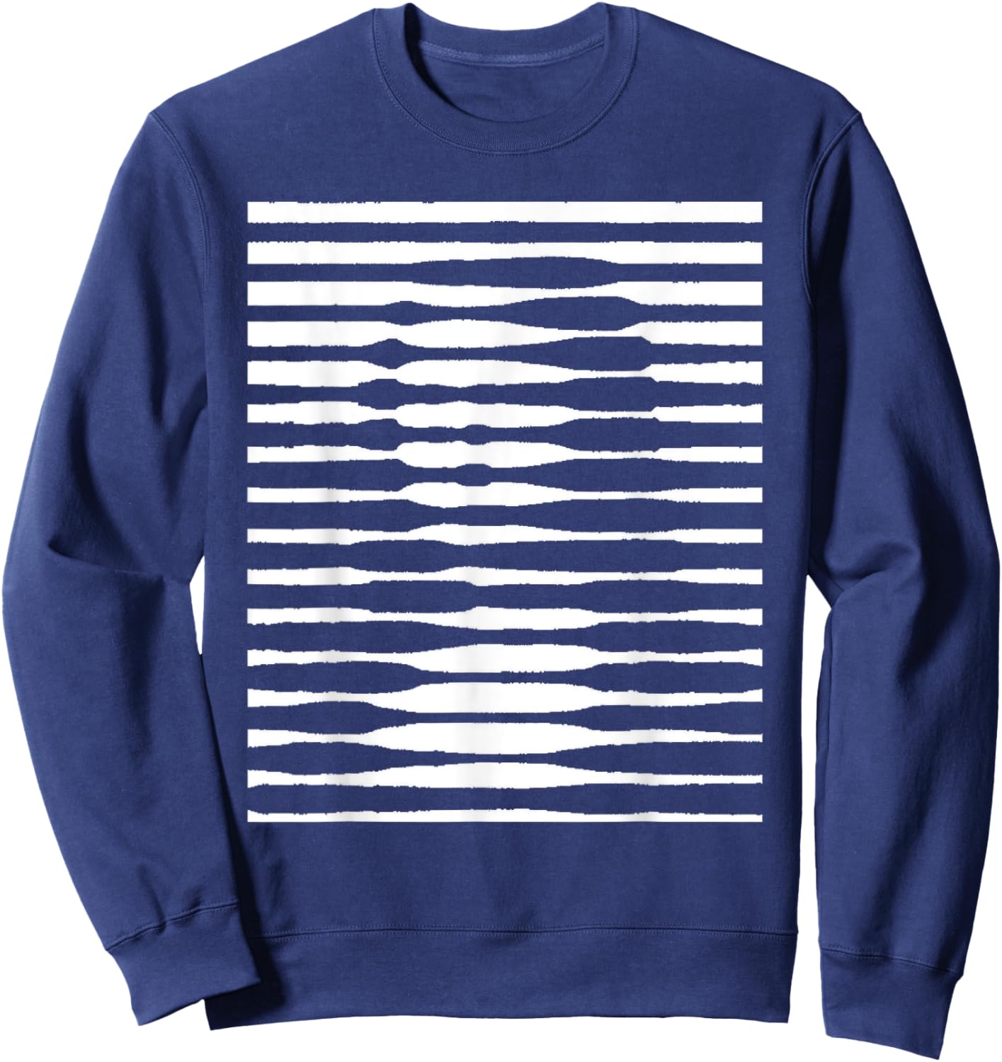 Funny Mona Illusion Lisa Painting Art da Art Vinci Sweatshirt - Sweatshirt | Navy