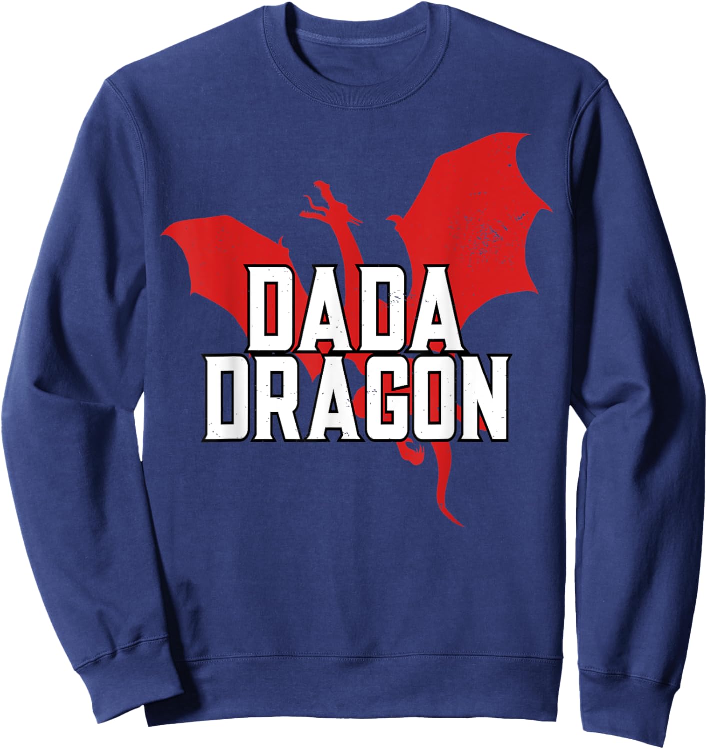 Dada Dragon Lover Father's Day Sweatshirt - Sweatshirt | Navy