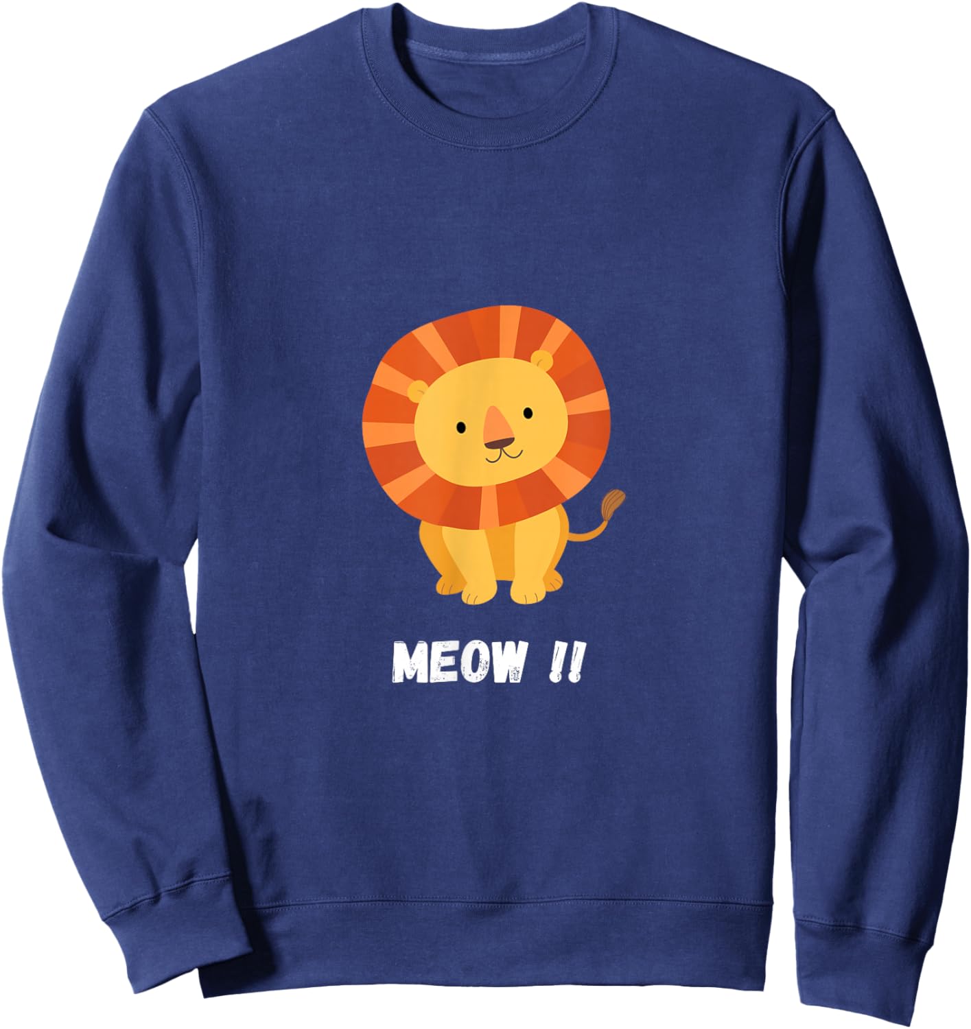 Lion Meow Meow Costume Carnival Sweatshirt - Sweatshirt | Navy
