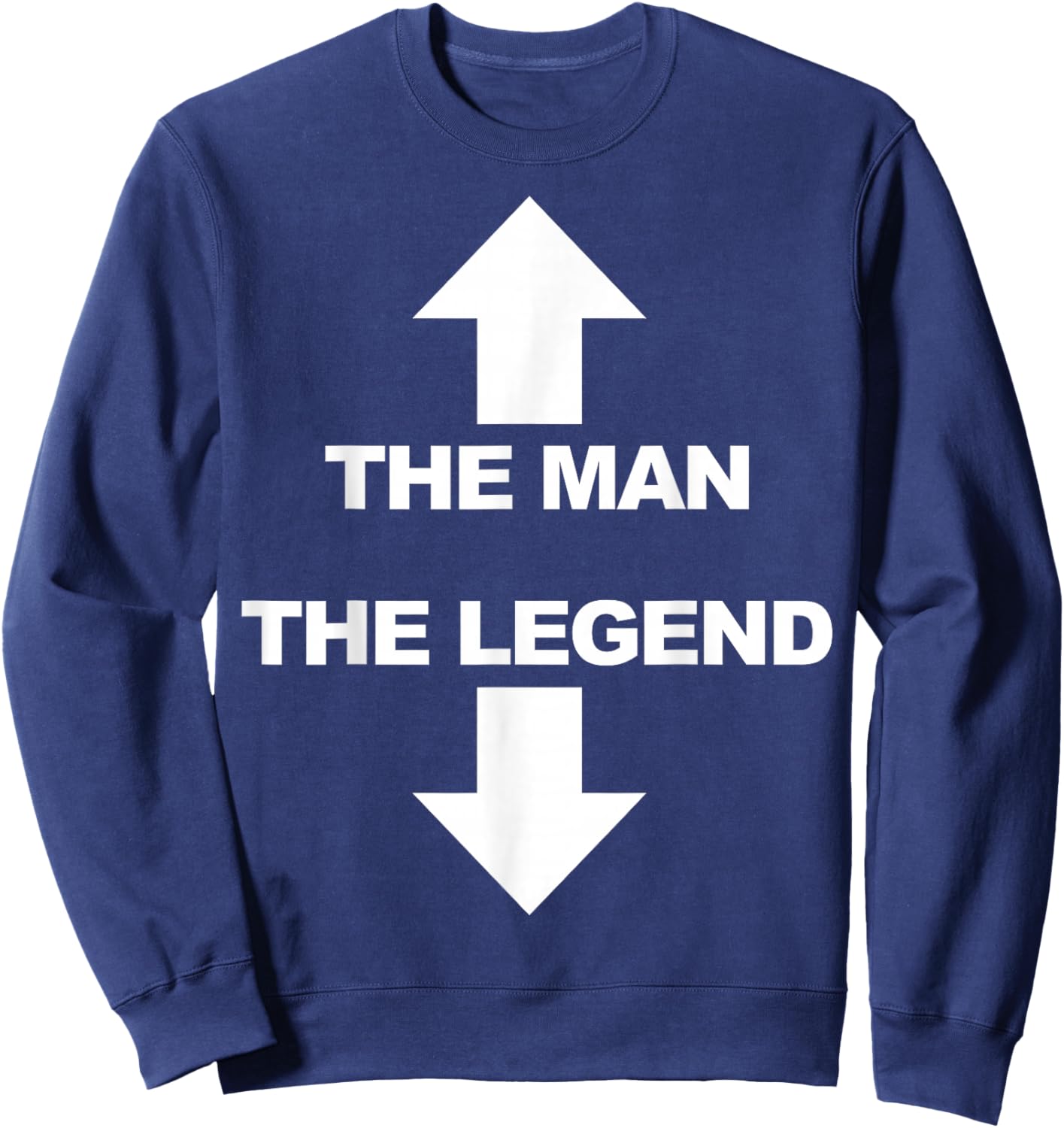 The man the legend Sweatshirt - Sweatshirt | Navy