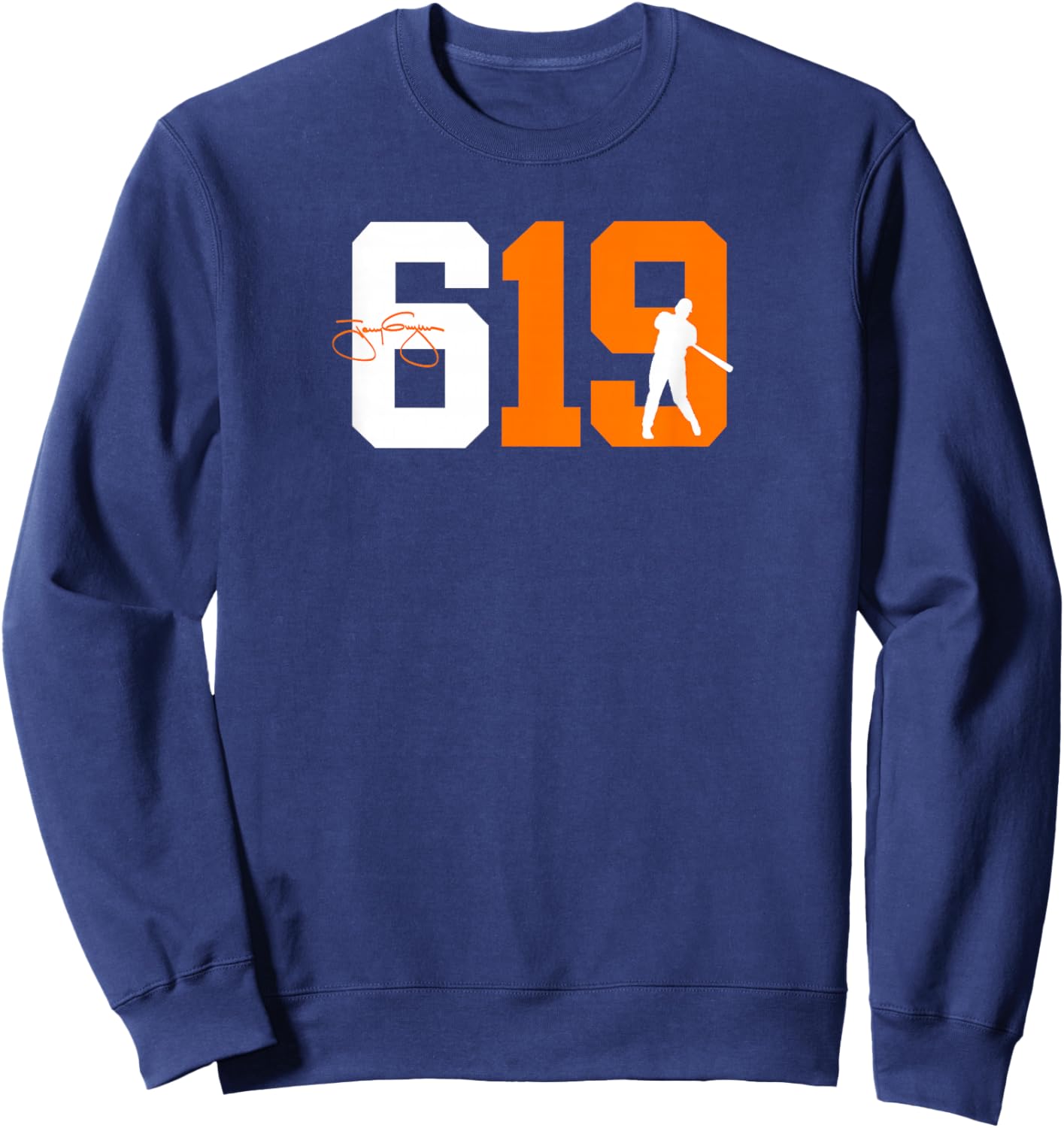 619 San Diego California Area Code Vintage 1998 TG Inspired Sweatshirt - Sweatshirt | Navy