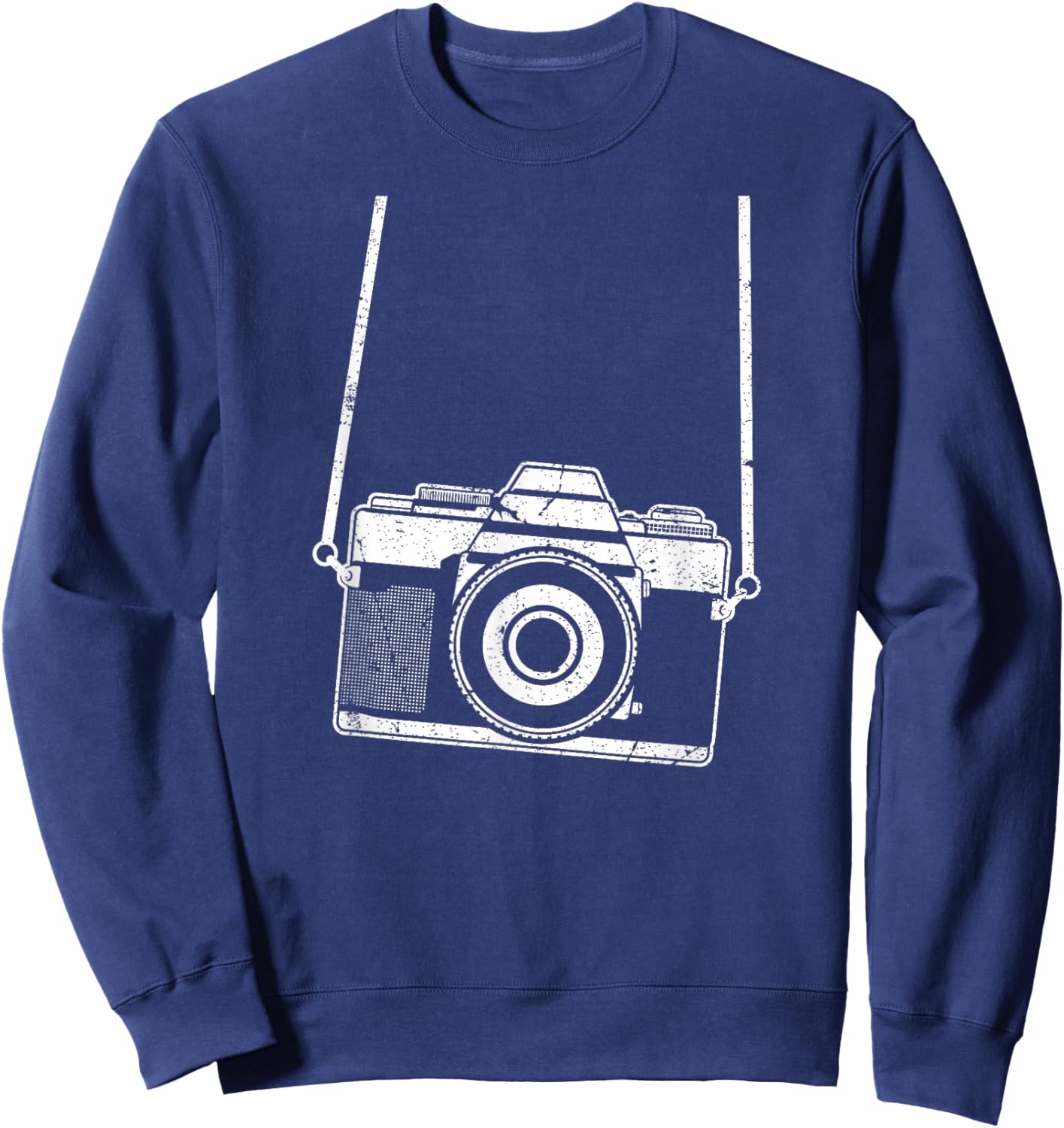 Funny Tourist Camera Photographer Sweatshirt - Sweatshirt | Navy