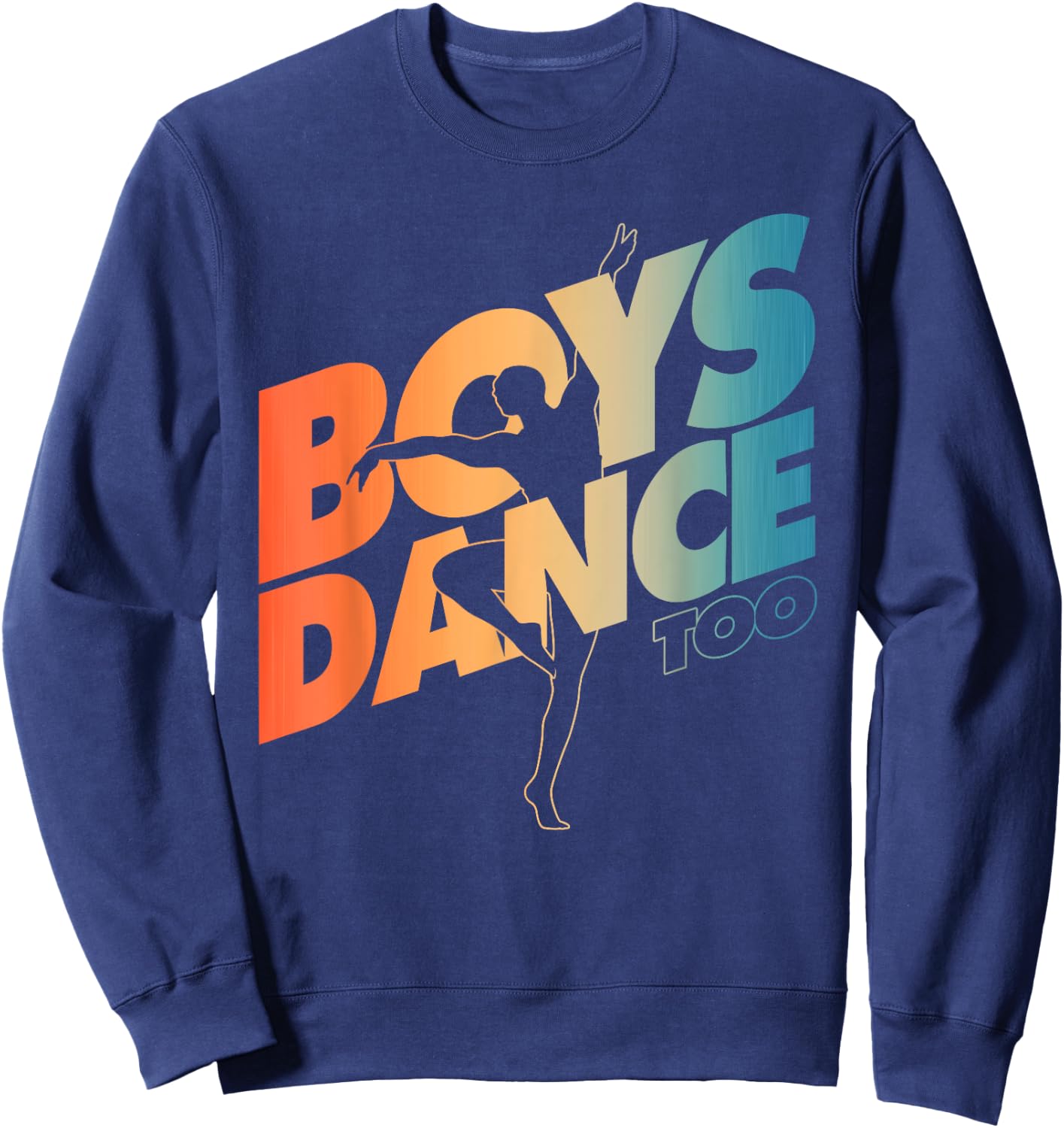 Funny Ballet Dancer Art Boys Ballet Dance Dancing Sweatshirt - Sweatshirt | Navy