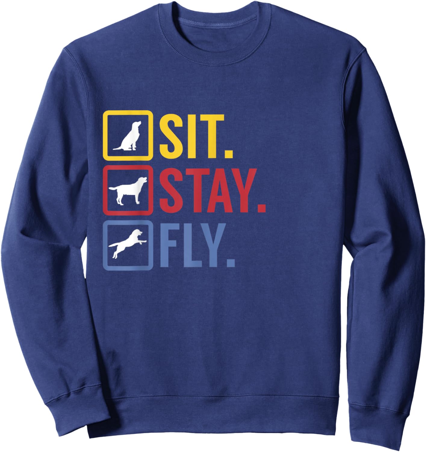 Dock Diving Dog for a Dog Lover Sweatshirt - Sweatshirt | Navy