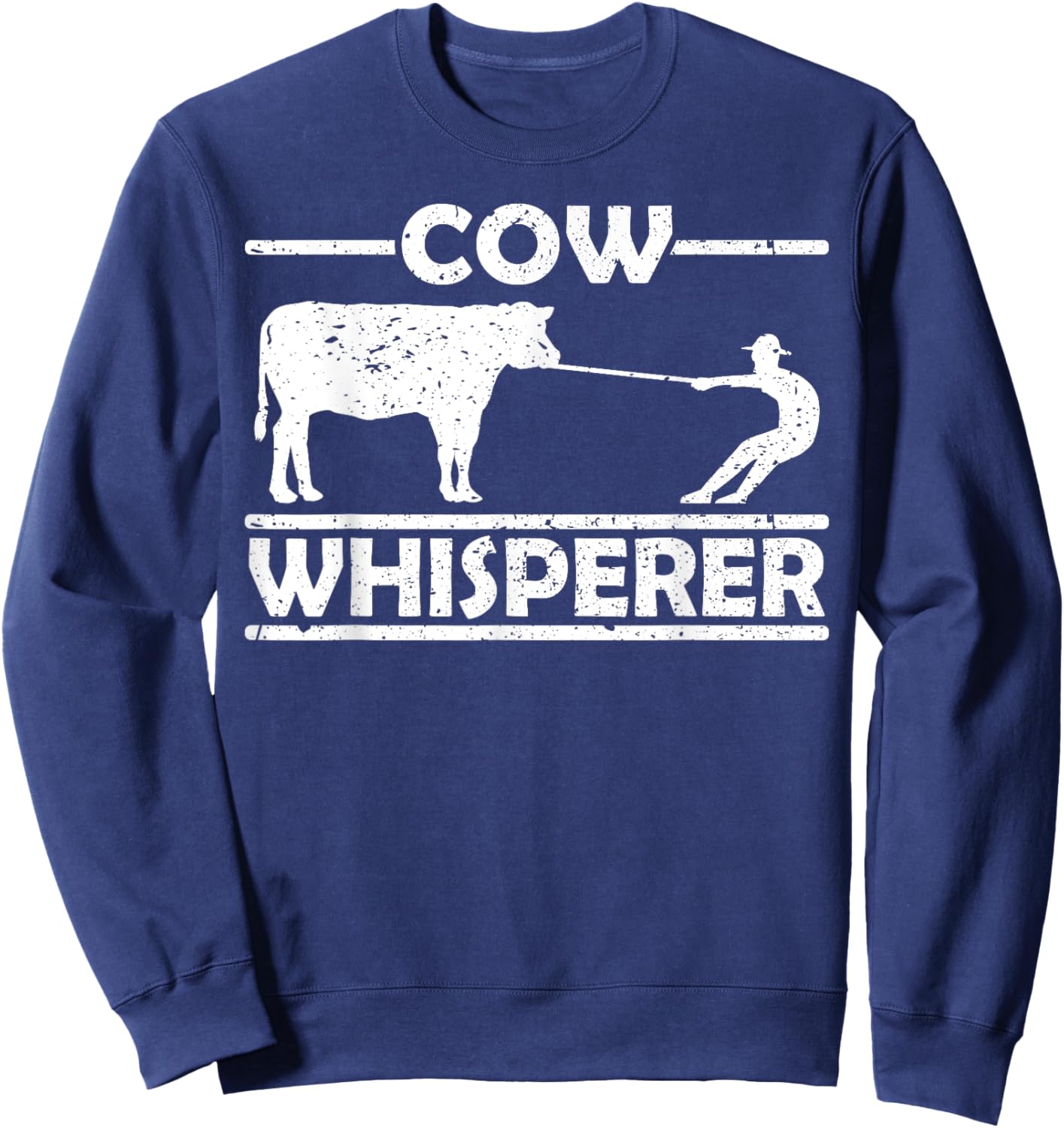 Farmers | Cow Whisperer | Cow Whisperer Sweatshirt - Sweatshirt | Navy