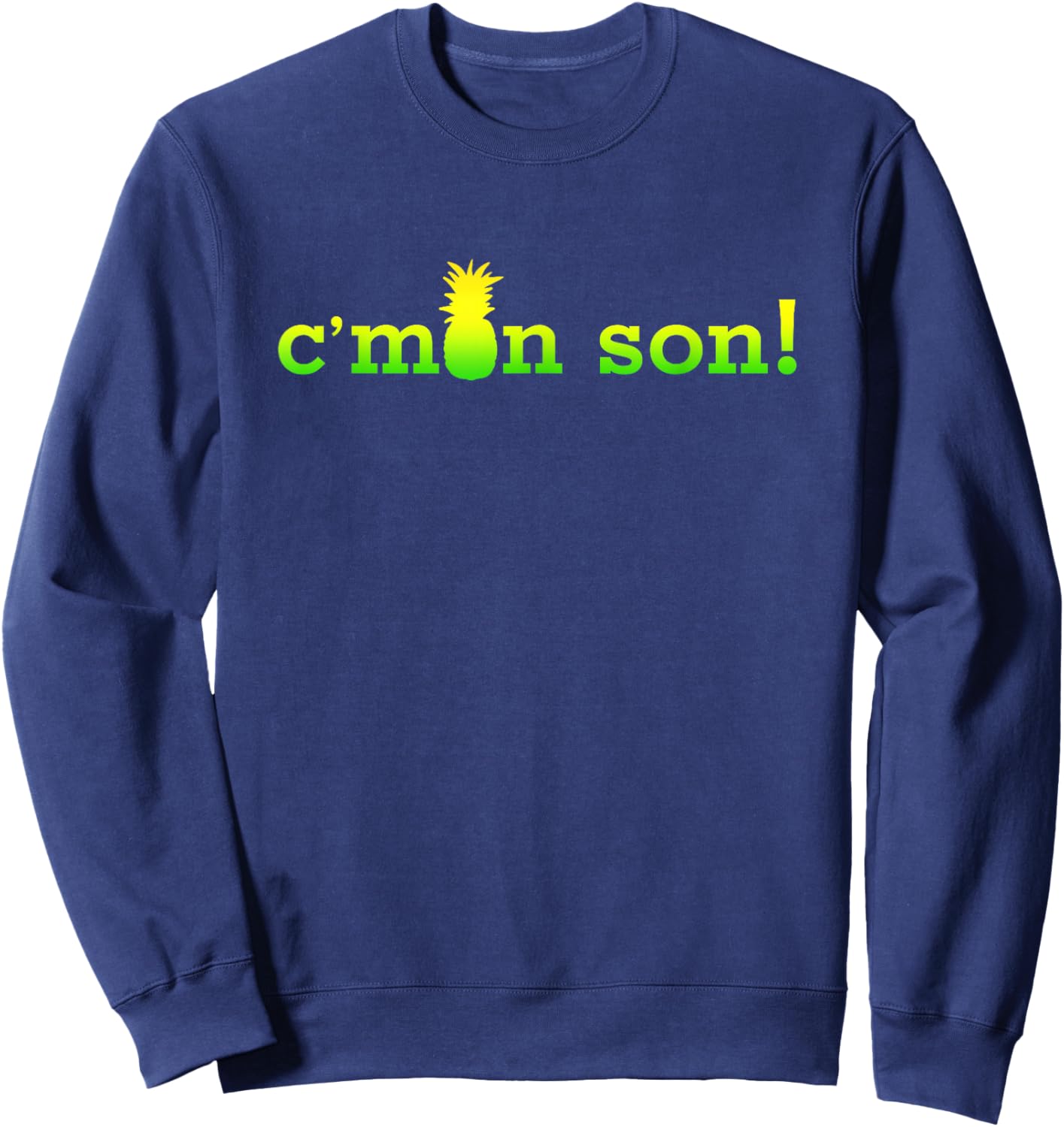 C'mon Son!-Psych Pineapple Harajuku Lover Fanny Sweatshirt - Sweatshirt | Navy