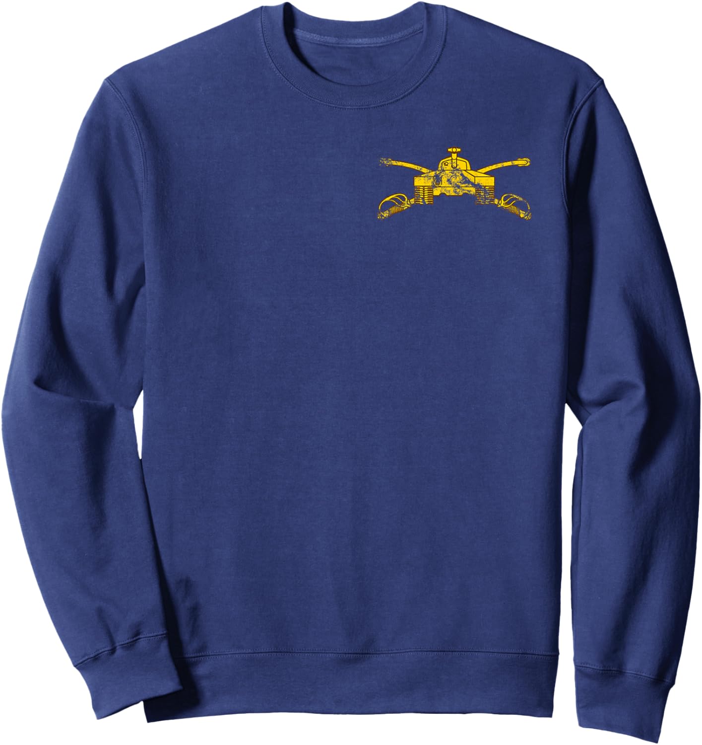 US Army Armor Branch (AR) - 19 Kilo Tanker - 19K Distressed Sweatshirt - Sweatshirt | Navy