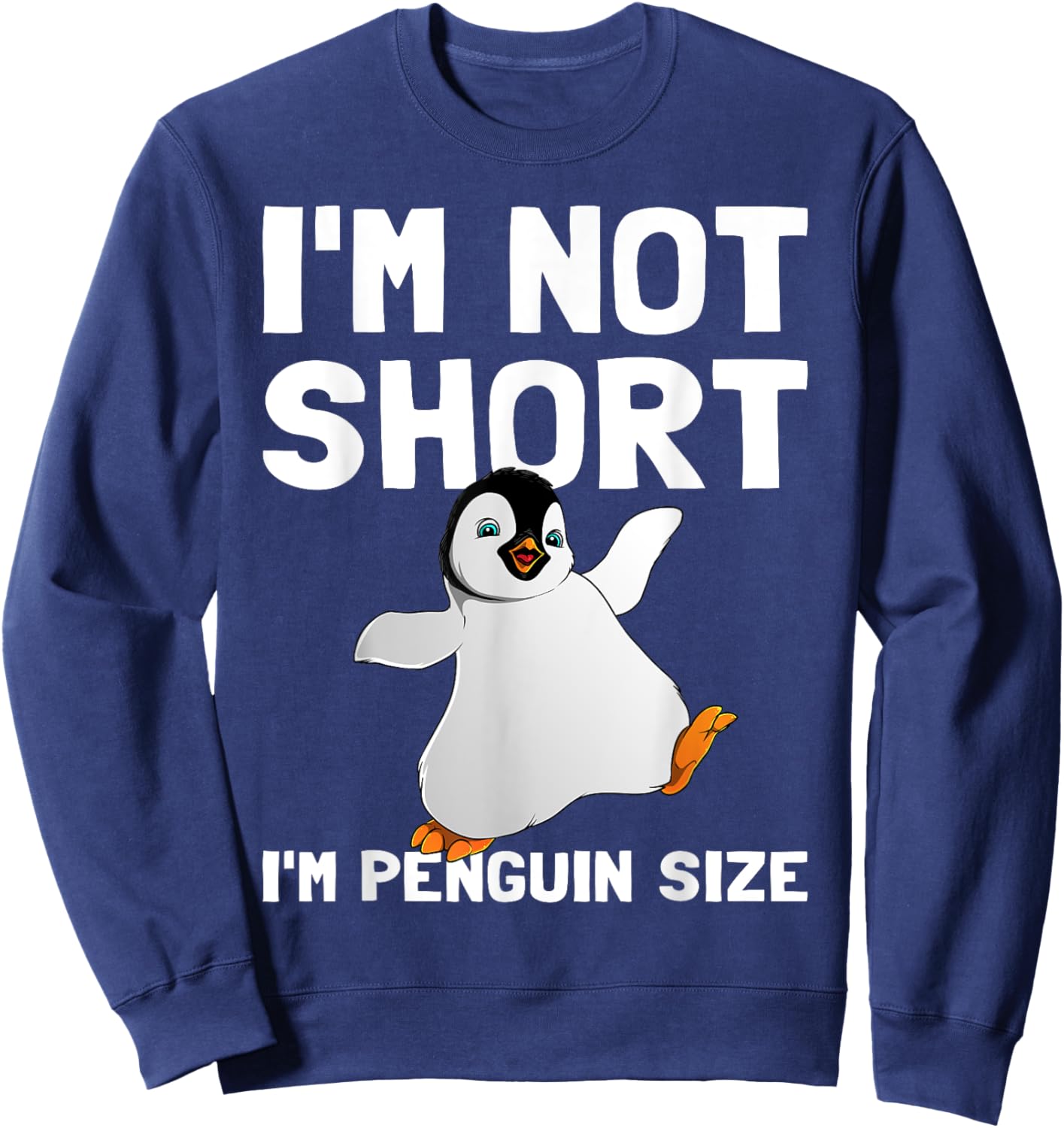 Funny Penguin Gift Kids Men Penguin Bird Lover Sweatshirt - Sweatshirt | Navy