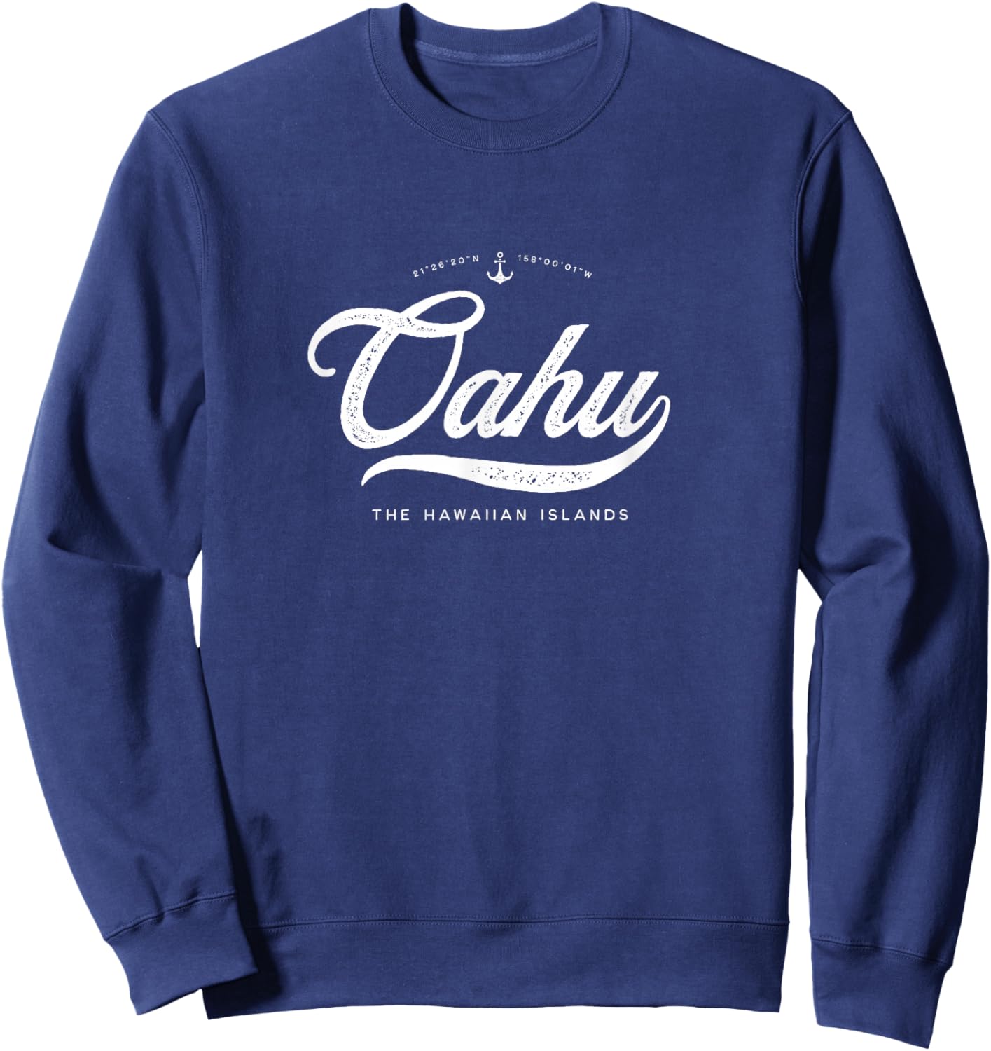 Oahu Hawaii Sweatshirt - Sweatshirt | Navy