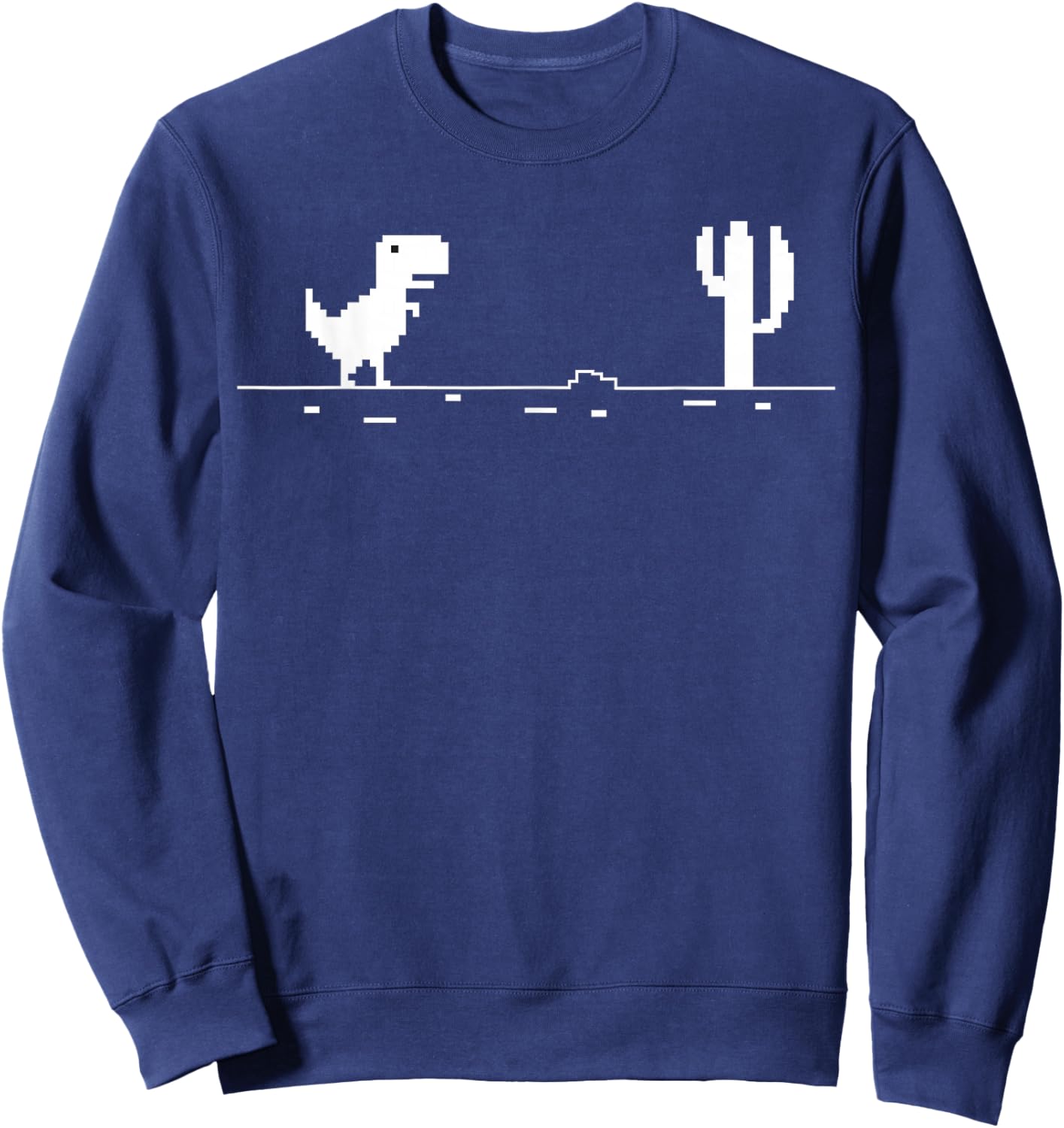Pixel Dino Sweatshirt - Sweatshirt | Navy