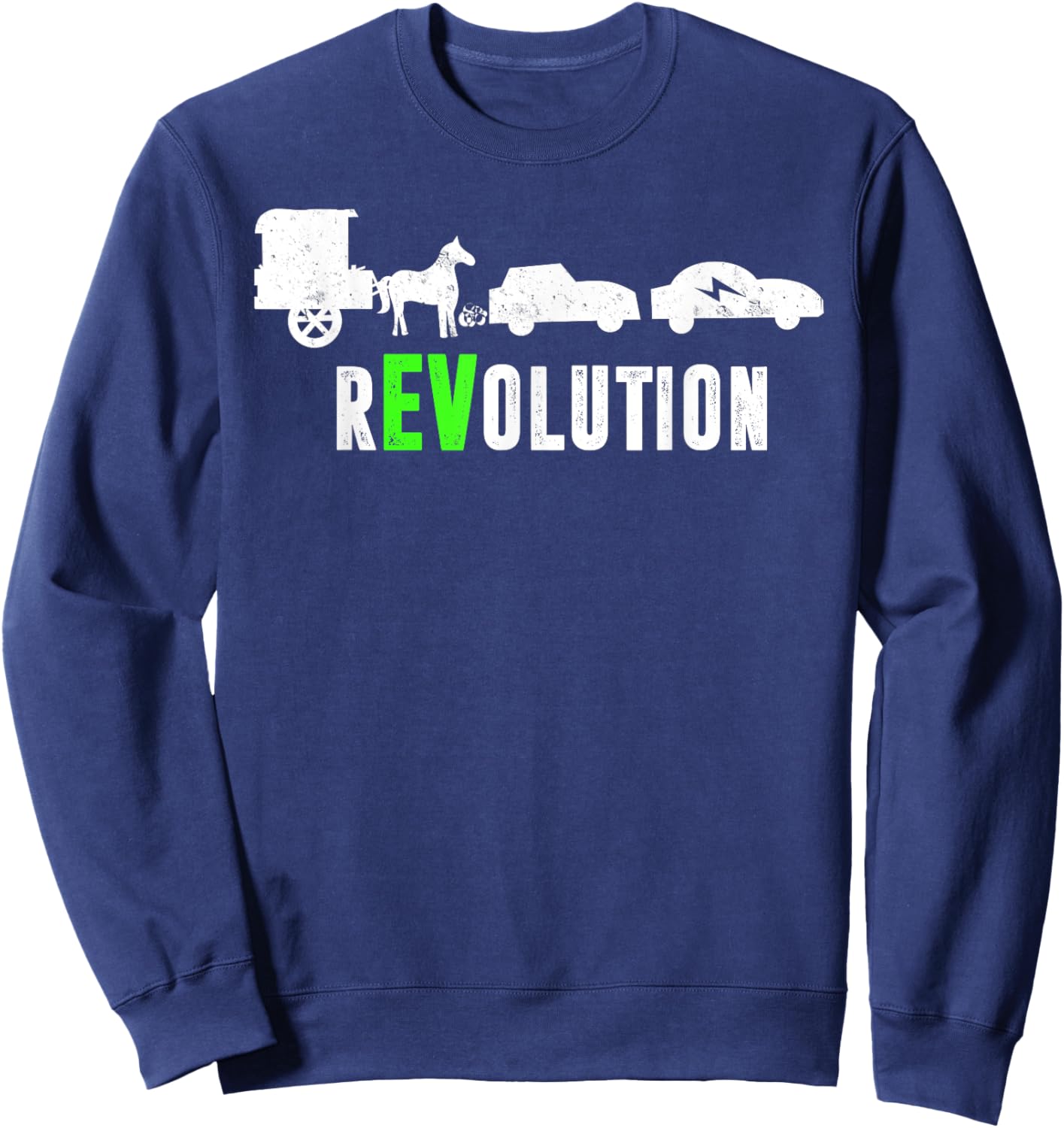 Electric Vehicle rEVolution EV Driver Sweatshirt - Sweatshirt | Navy