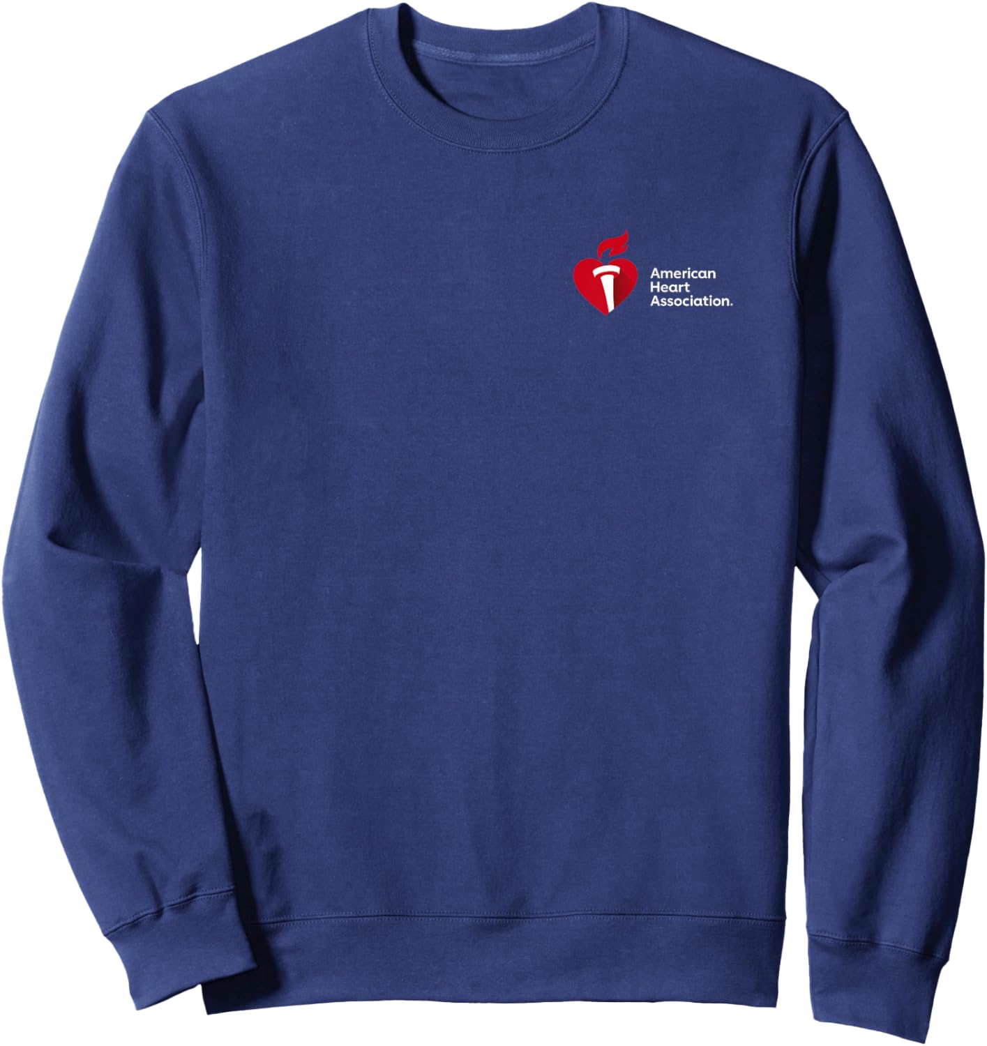 American AHA - Men's Black Classic Fit Short Sleeve - Small Sweatshirt - Sweatshirt | Navy