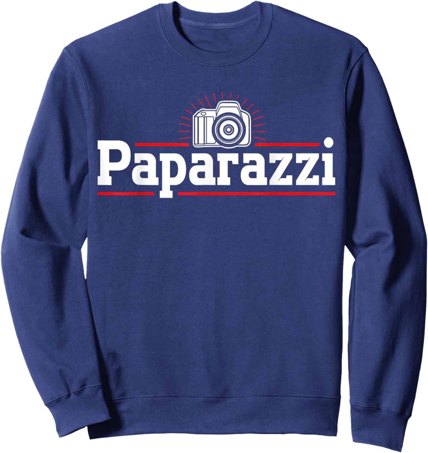Photography Camera Lens Retro Paparazzi Sweatshirt - Sweatshirt | Navy