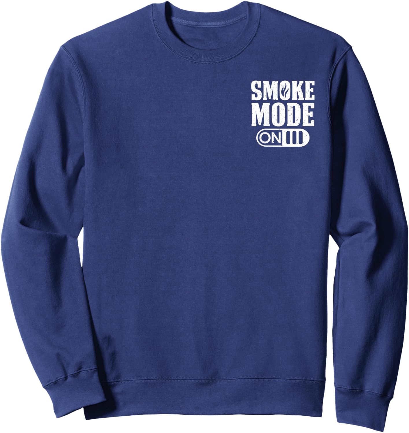 BBQ Smoker Smoke Mode On Pocket Sweatshirt - Sweatshirt | Navy