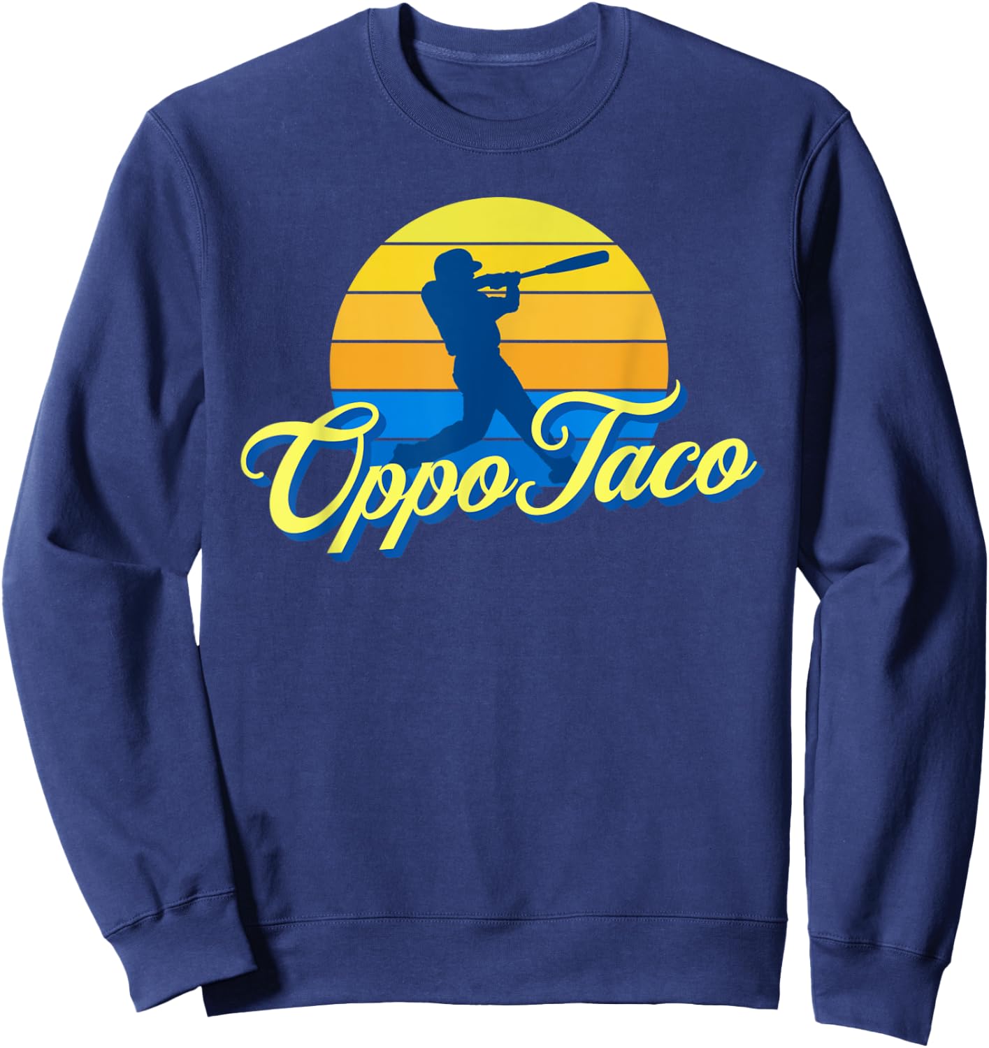 Oppo Taco Home Run Baseball Sweatshirt - Sweatshirt | Navy
